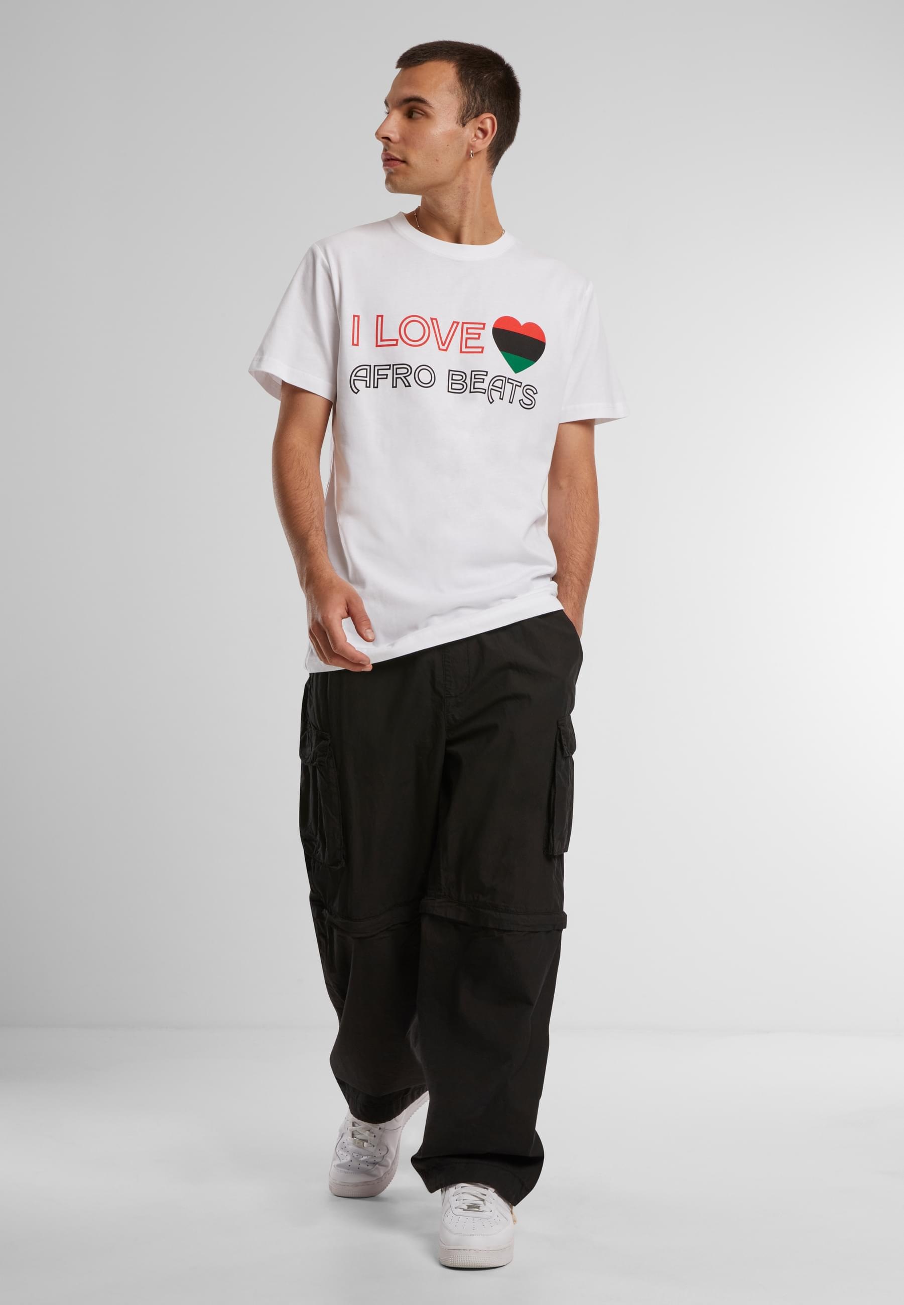 MisterTee Kurzarmshirt »MisterTee Herren I Love Afrikanische Beats Tee«, (1 tlg.)