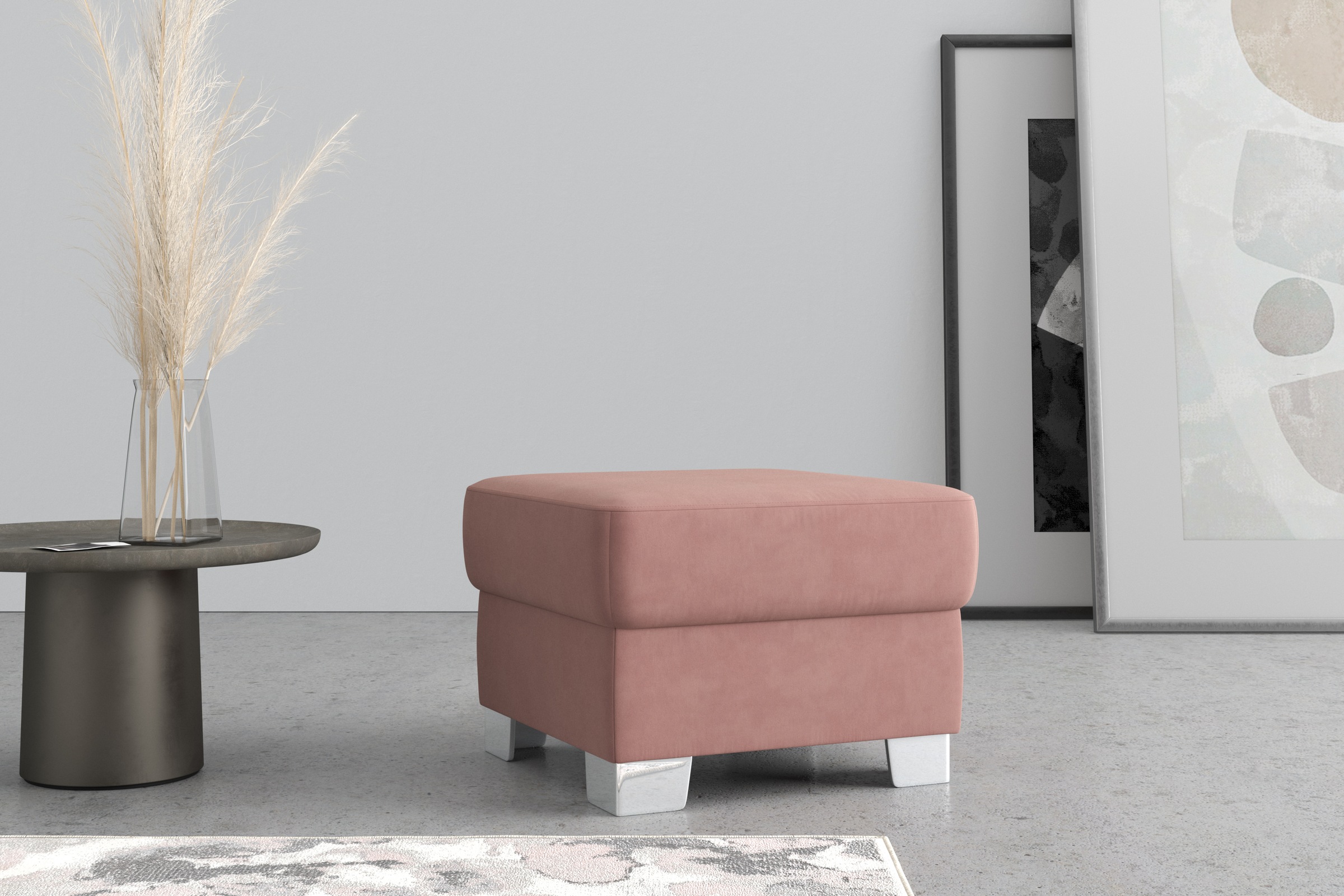 DOMO collection Hocker »Anzio«, wahlweise mit Federkern