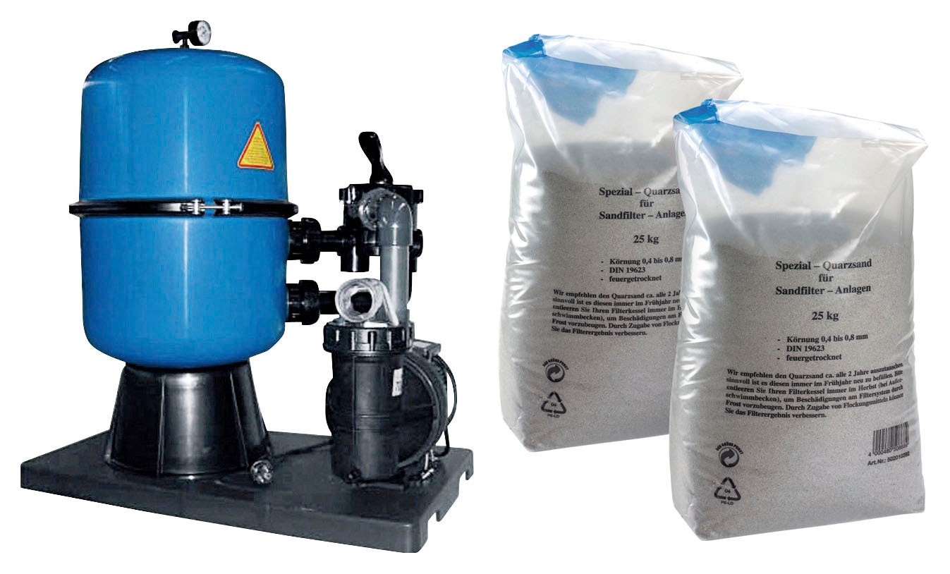 Sandfilteranlage »350 G«, 8 m³/h, inkl. 50 kg Quarzsand