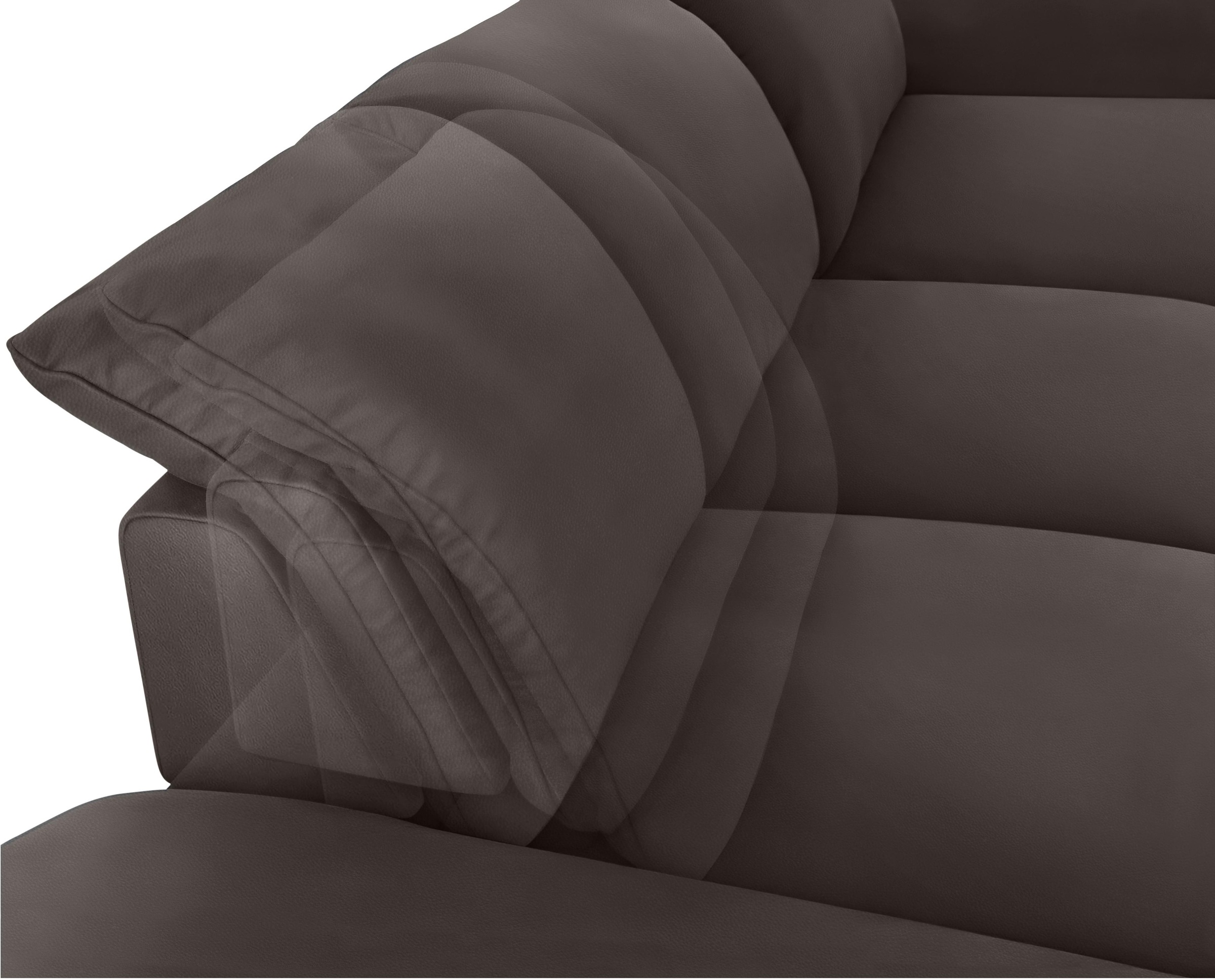 W.SCHILLIG Ecksofa »enjoy&MORE, Designsofa, bequem, zeitlos und elegant, L-Form«, Sitztiefenverstellung, Füße schwarz pulverbeschichtet, Breite 340 cm