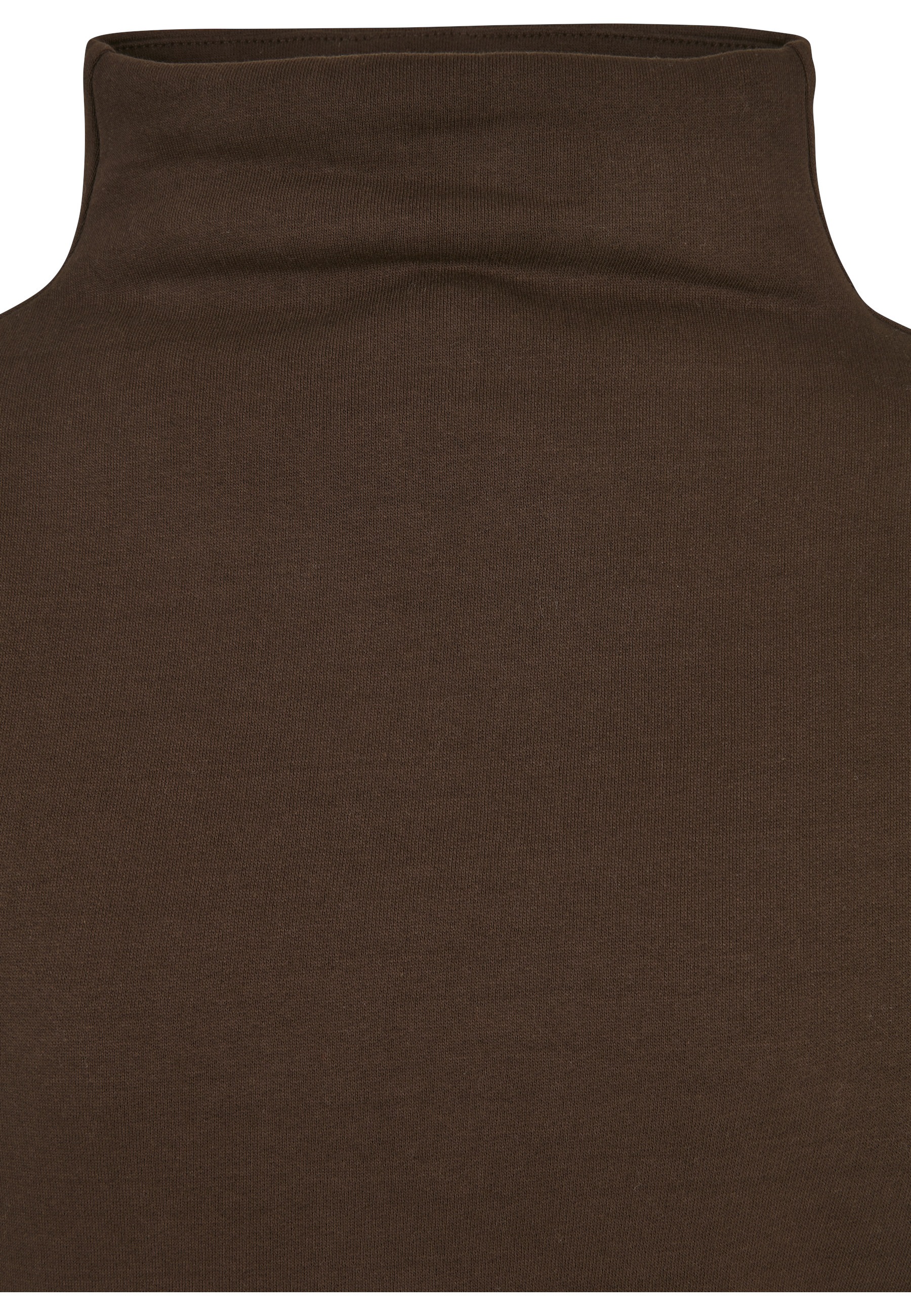 URBAN CLASSICS Sweater »Urban Classics Damen Ladies Organic Short High Neck Crew«, 1 Stk.
