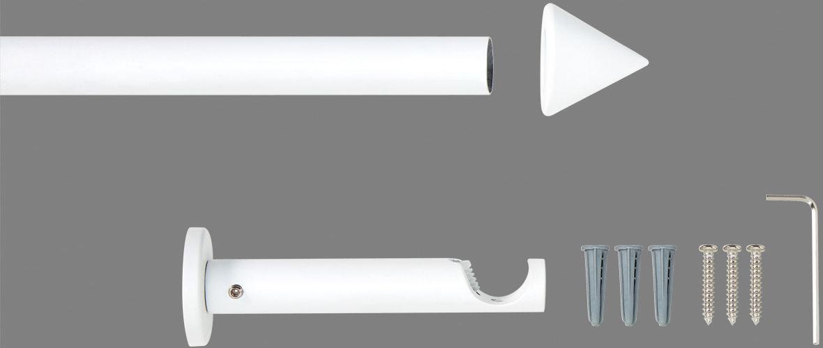 Good Life Vorhangstange "Punta" Ø 20 mm 1 läufig-läufig Fixmaß günstig online kaufen