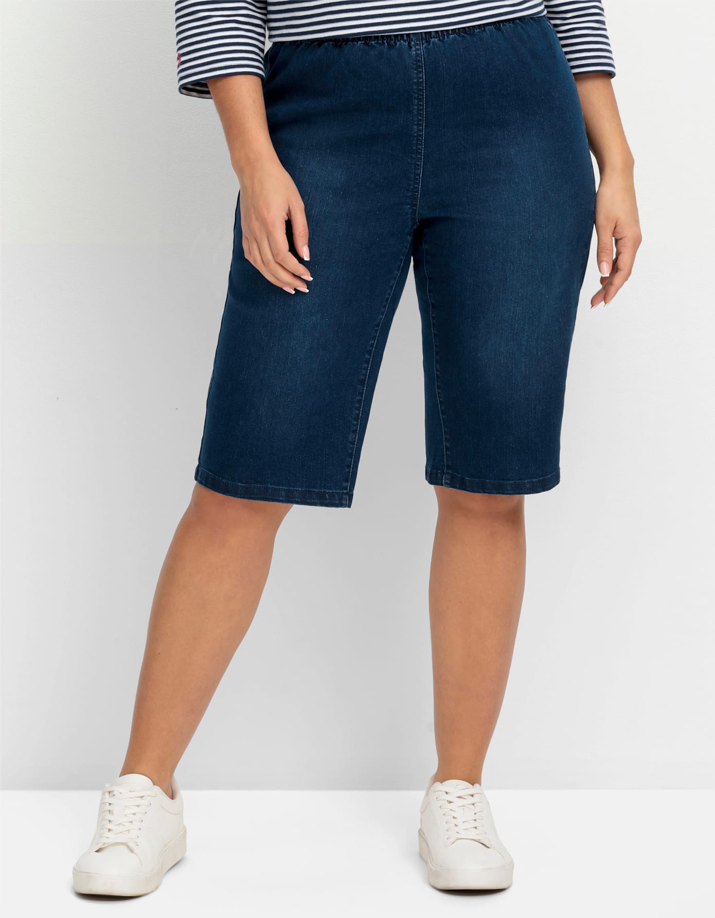Sheego Jeansbermudas, (2 tlg.) günstig online kaufen