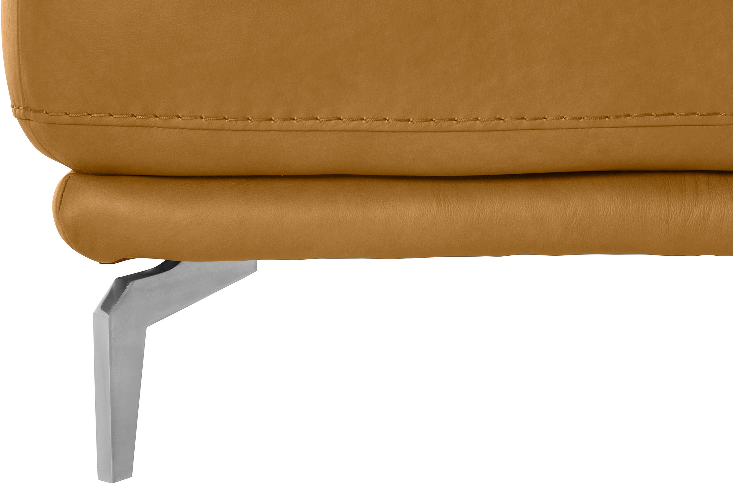 W.SCHILLIG Hocker »montanaa«, mit Metallfüßen in Chrom glänzend, Breite 71 cm