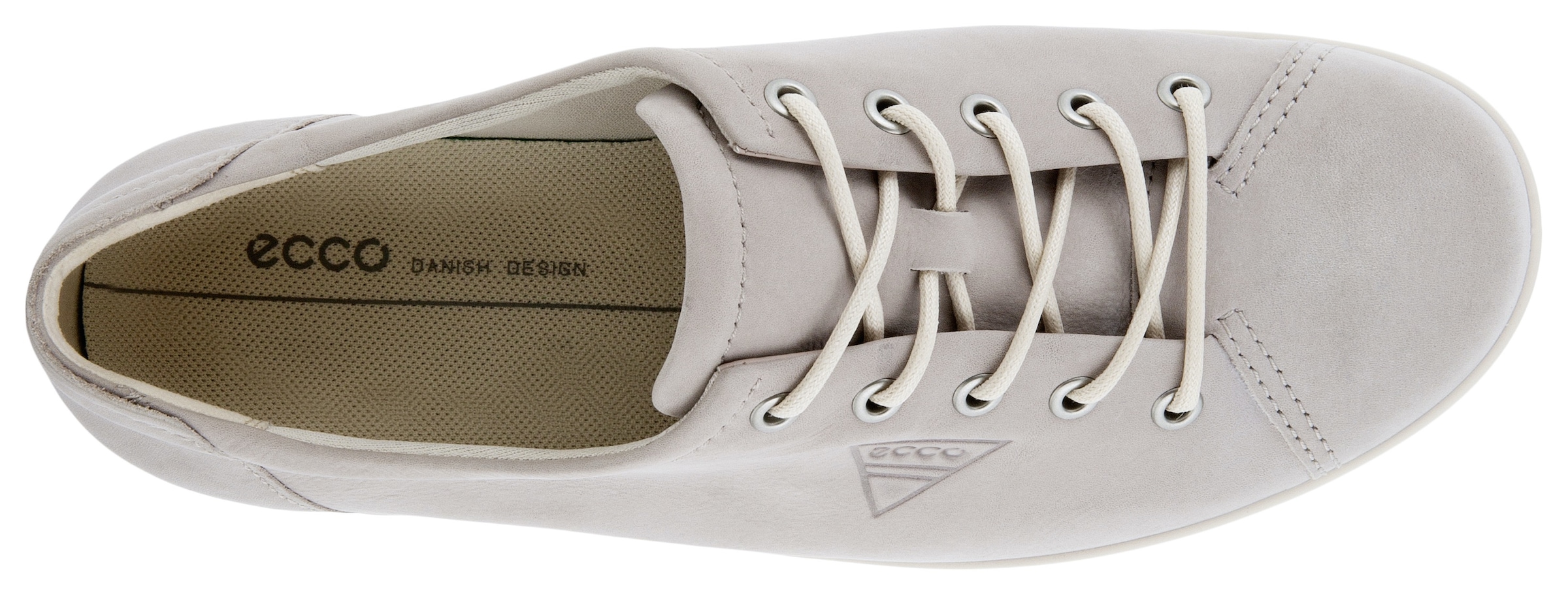 Ecco Schnürschuh »Ecco Soft 2.0«, Freizeitschuh, Halbschuh, Schnürschuh mit dezenter Logo Prägung