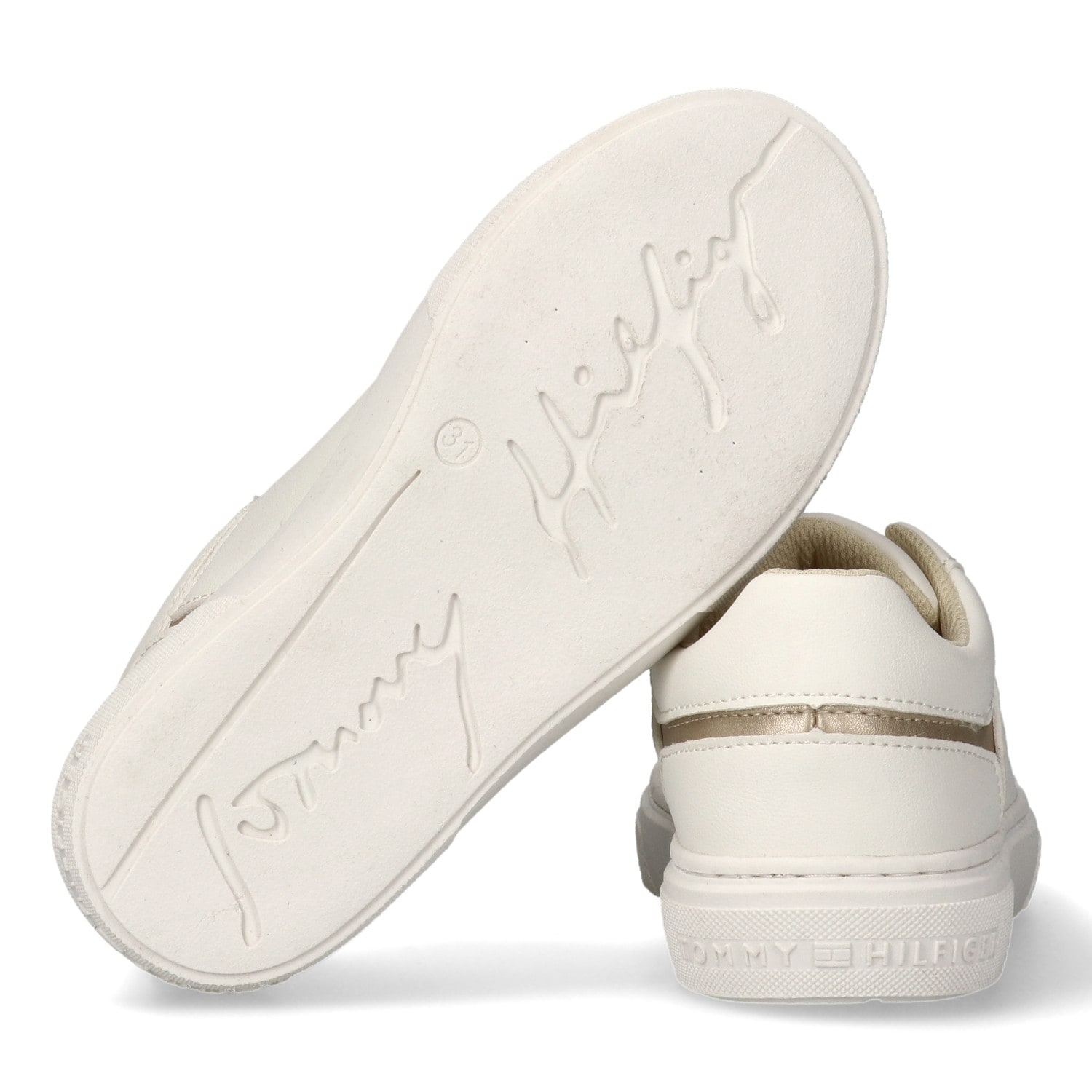 Tommy Hilfiger Sneaker  Freizeitschuh, Schnürschuh mit Besatz in Metallicoptik