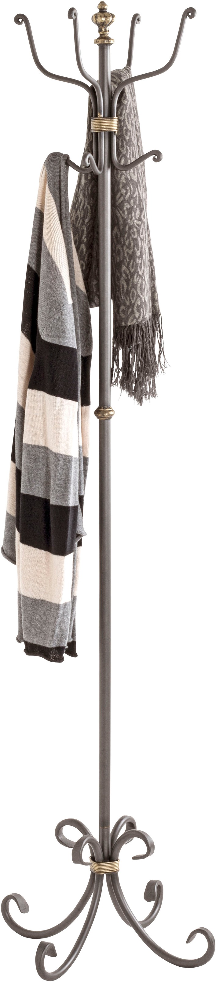 HAKU Garderobenständer »Kleiderständer, Standgarderobe« freiform - aus Metall Anthrazit - Ø/H 46/180 cm