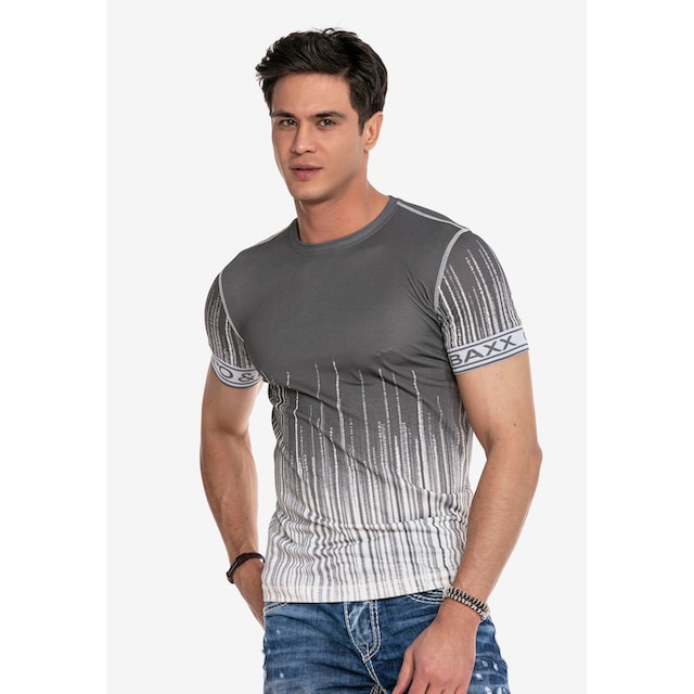 Cipo & Baxx T-Shirt, mit modischer Musterung ▷ kaufen | BAUR