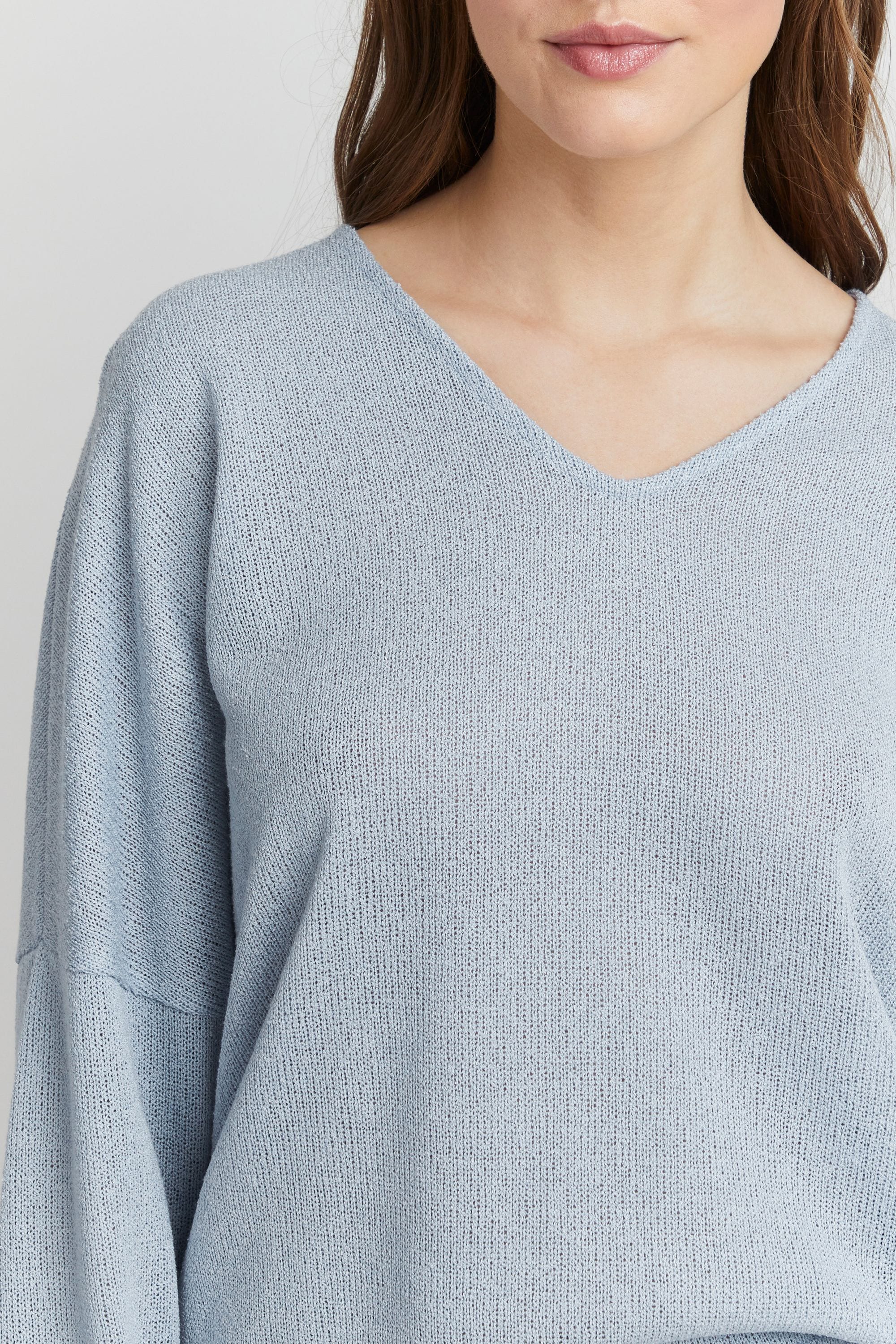 OXMO Strickpullover »Strick-V-Pullover OXKatla«