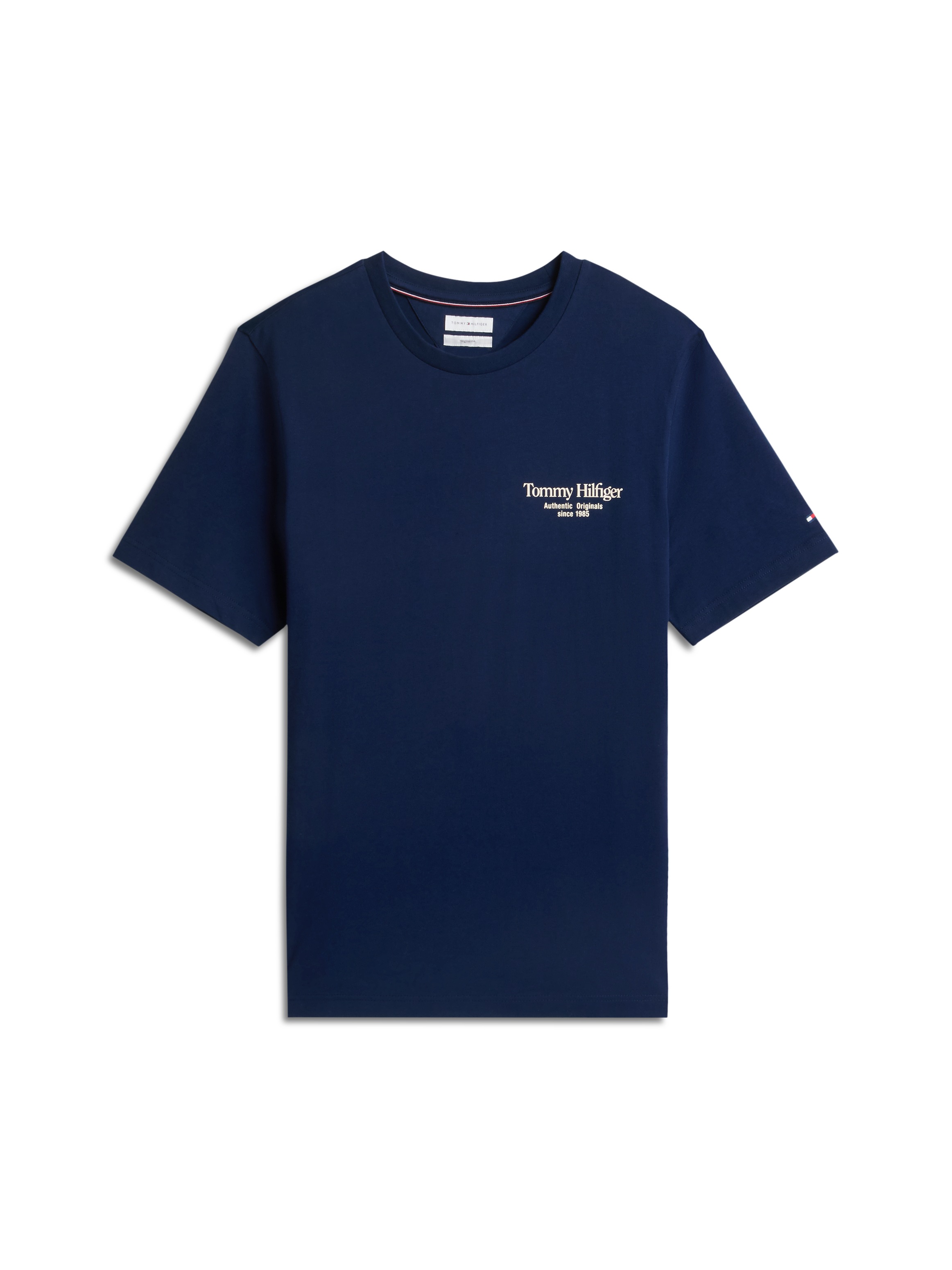 Tommy Hilfiger T-Shirt »BACK TEXT SEASONAL GRAPHIC« Jersey, normale Passform