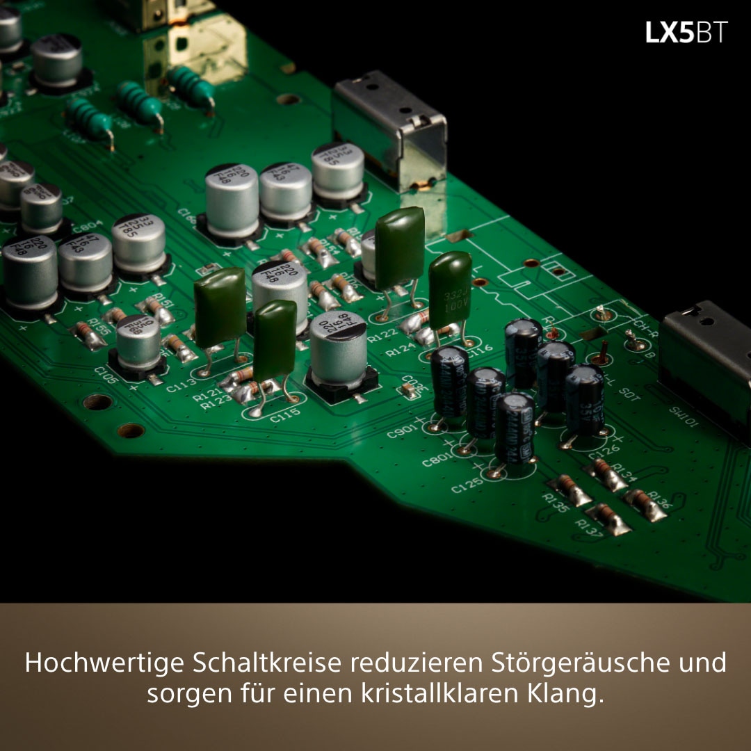 Sony Plattenspieler »PS-LX5BT + Field 5« Vollautomatik, Riemenantrieb, Tonabnehmer, Hi Res Wi, Phono Vorv.