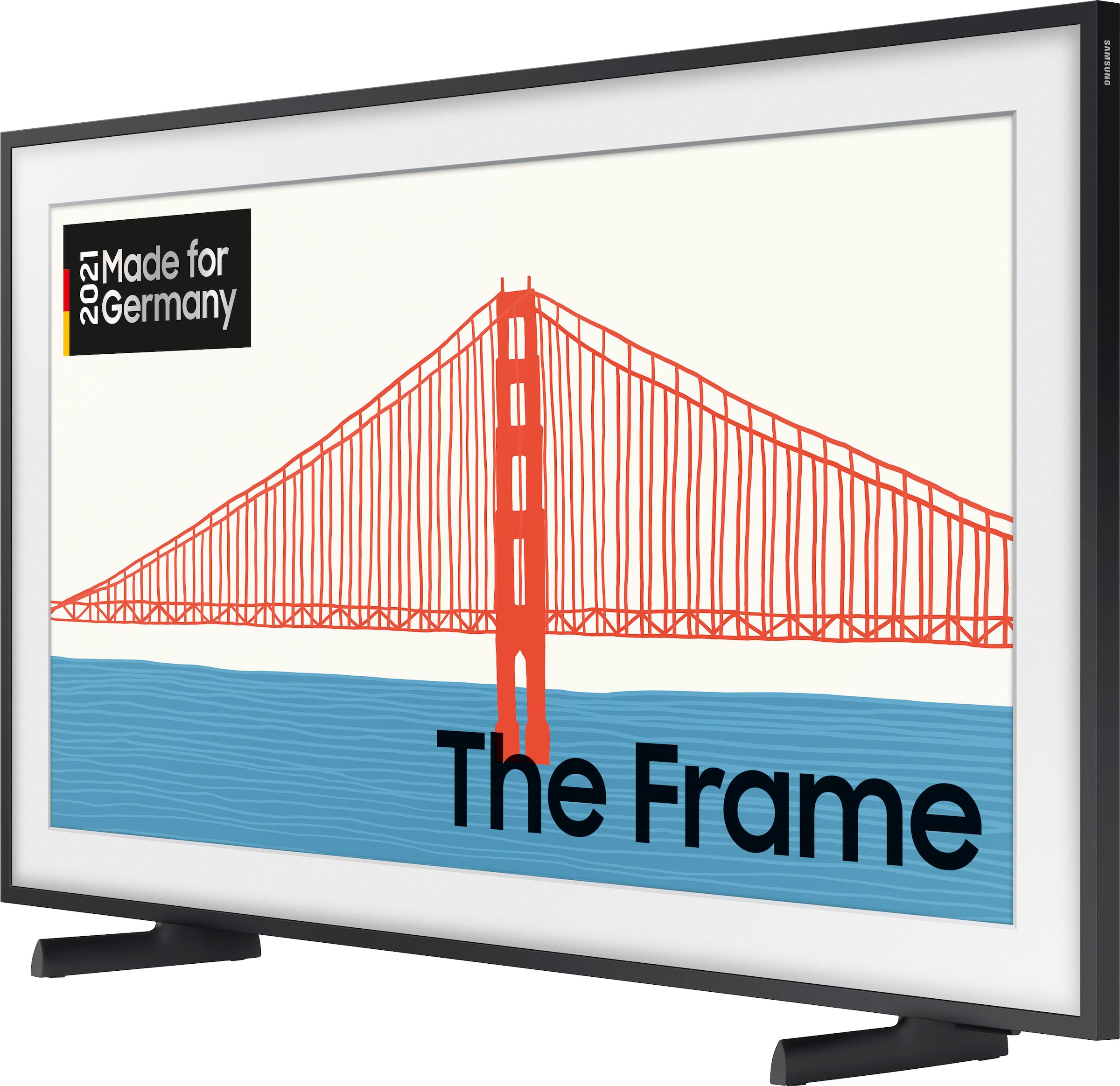 Rahmen-Look-Art Mode-The | Smart-TV, Quantum 214 im Frame Farbvolumen-Design HD, »GQ85LS03AAU«, 4K cm/85 Ultra BAUR Zoll, QLED-Fernseher Samsung 4K-100%
