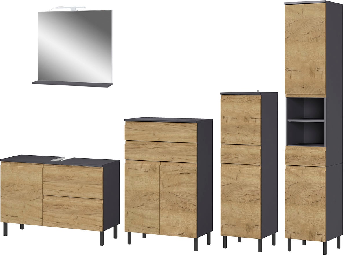 GERMANIA Badmöbel-Set "Scantic" 5 Stk. tlg. günstig online kaufen