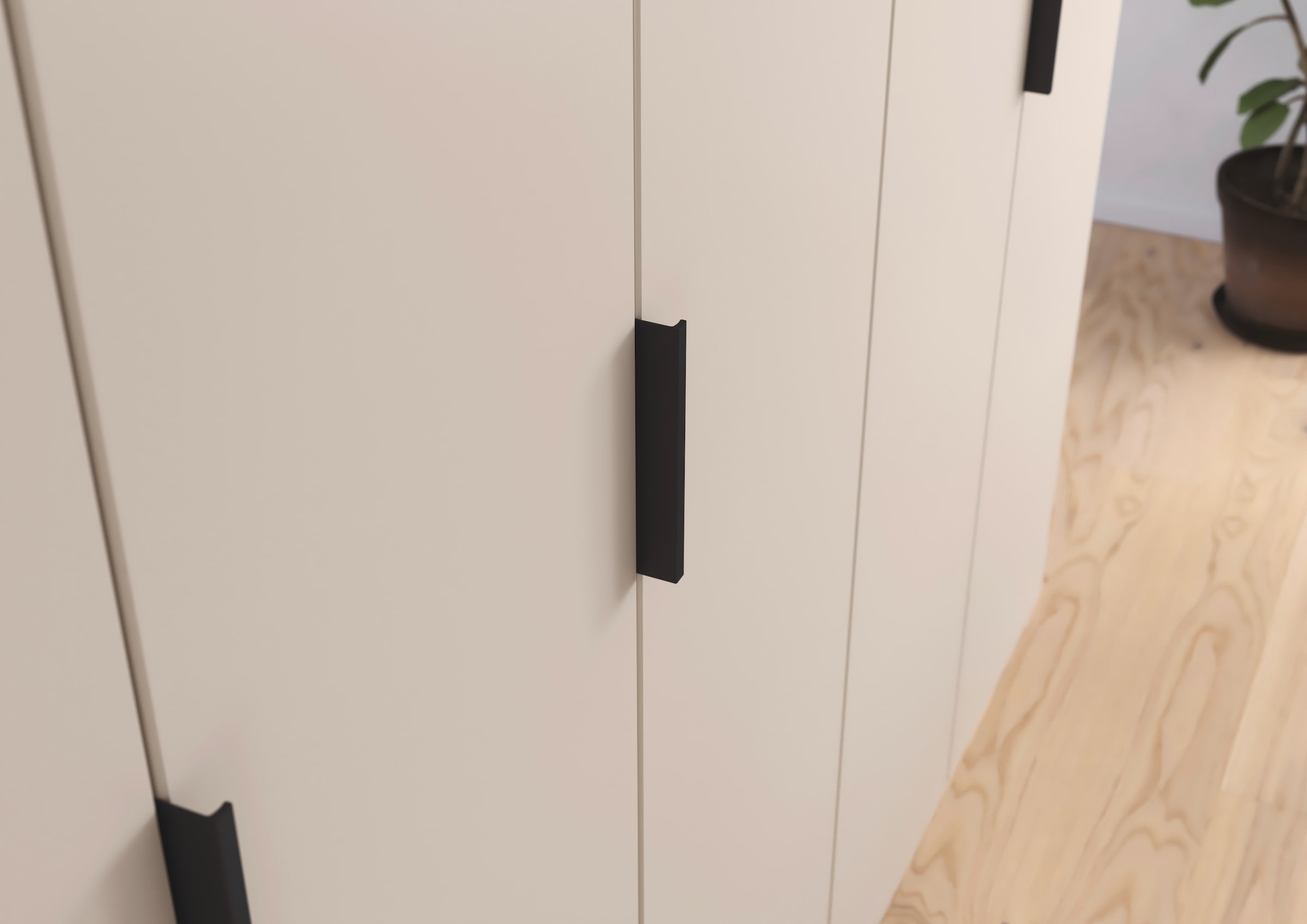 rauch Kleiderschrank »Drehtürenschrank Schrank Garderobe Schlafzimmerschrank KODA«, (oberer Schubkasten mit praktischer Inneneinteilung), mit asymmetrisch angeordneten Schubladen MADE IN GERMANY