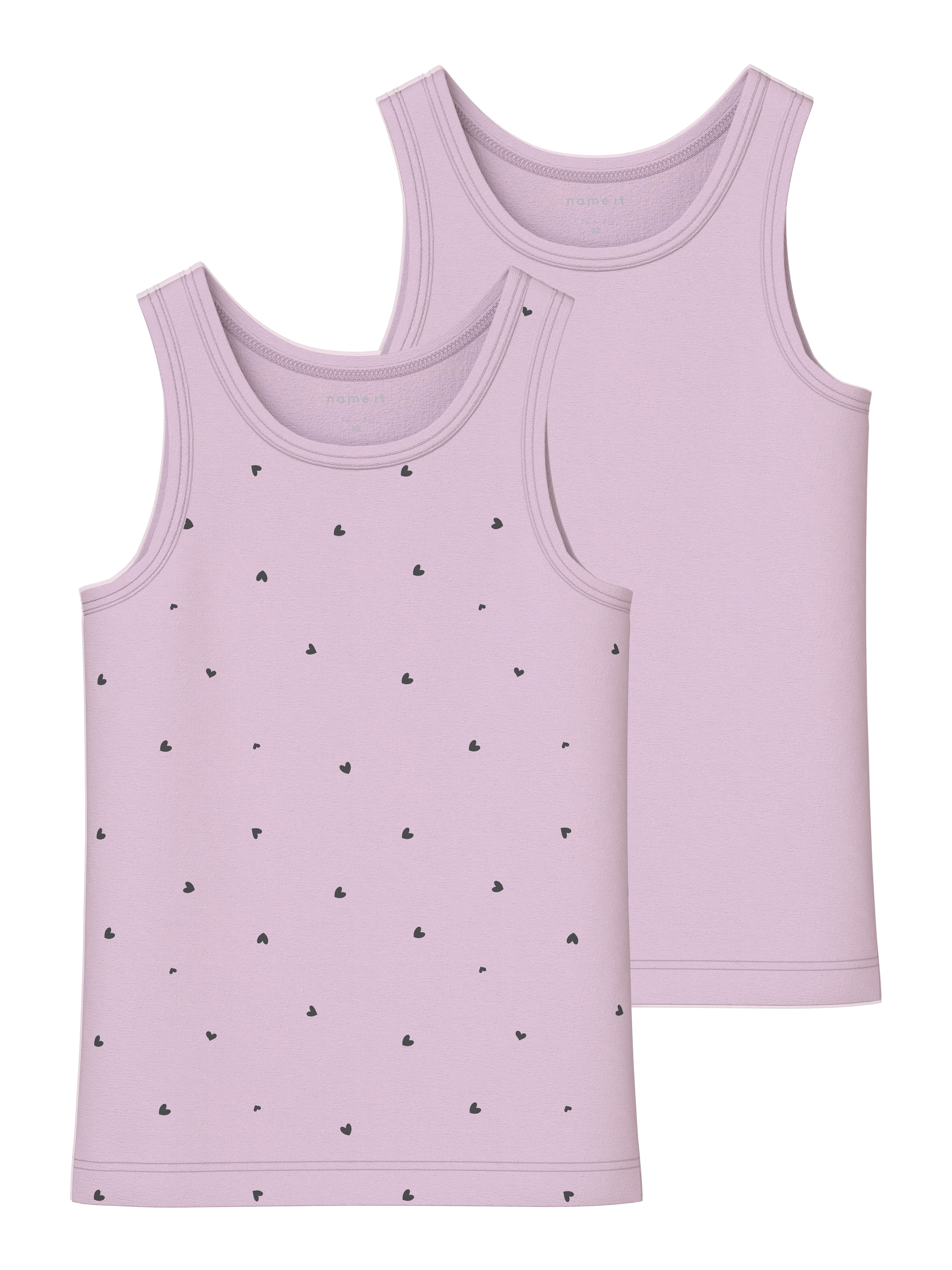 Name It Unterhemd »NMFTANK TOP 2P WINSOME HEARTS NOOS«, (Packung, 2 St.)