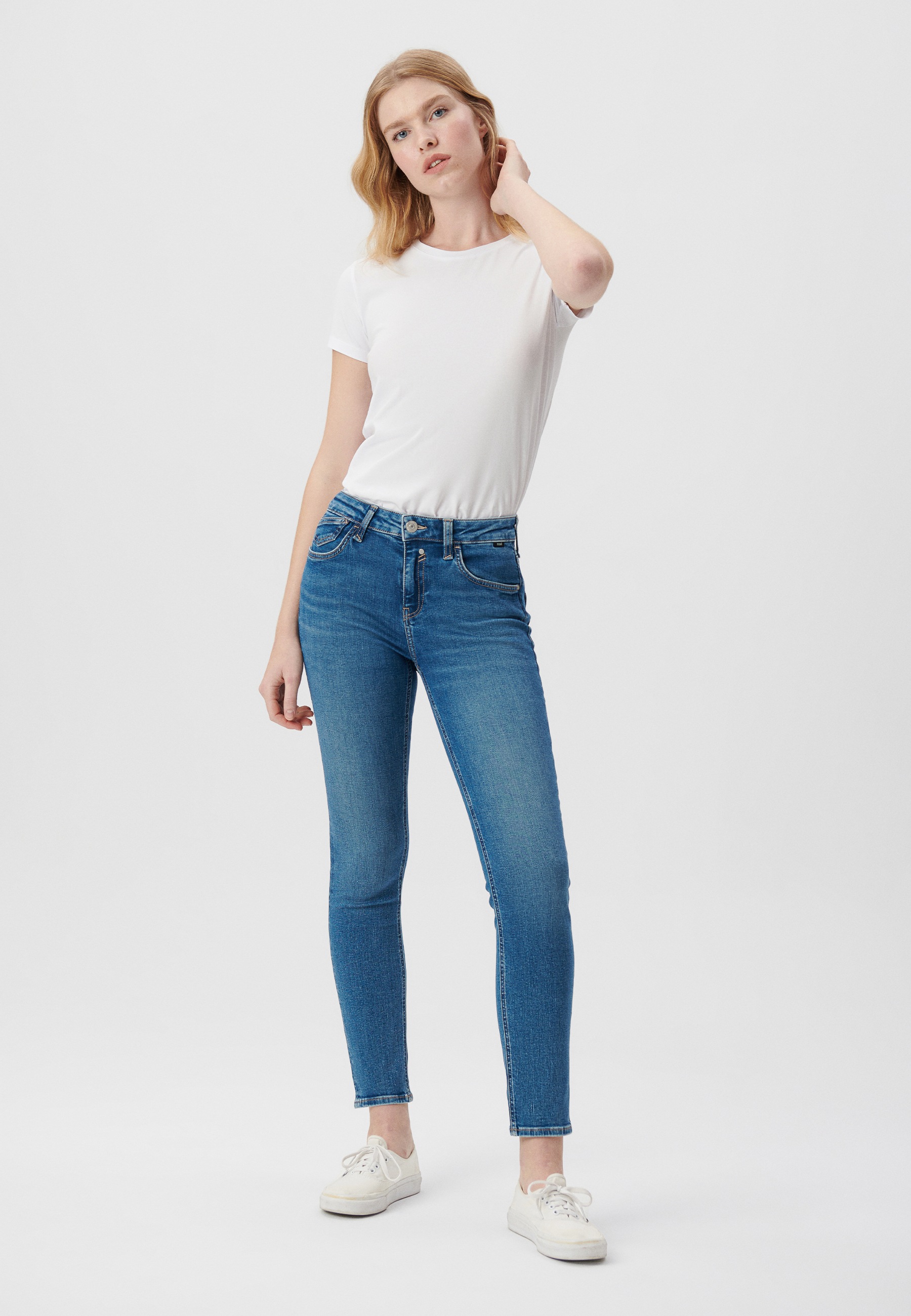 Mavi Skinny-fit-Jeans "// Label-Detail Modell "Sophie"", Slim Skinny Jeans