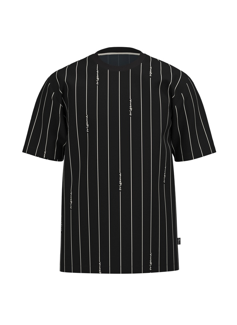 Trigema T-Shirt "TRIGEMA T-Shirt mit Allover Streifen-Muster" 1 günstig online kaufen