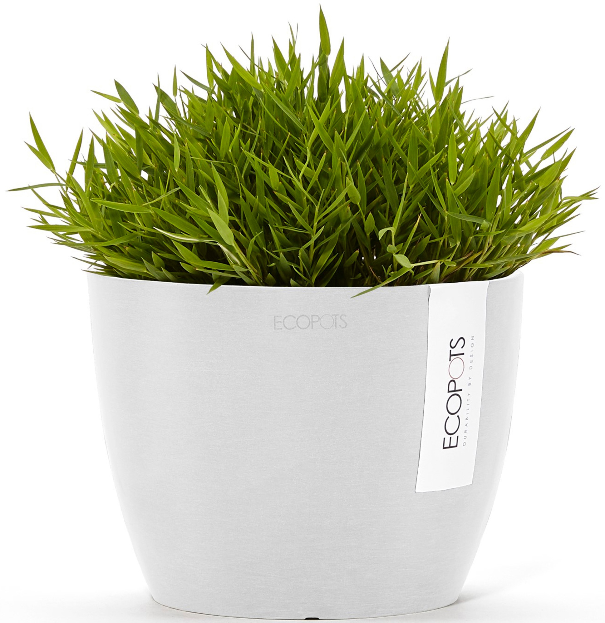 ECOPOTS Blumentopf »Stockholm Mini 16 Weiß«, für innen und außen: frostsicher, bruchsicher und lichtbeständig