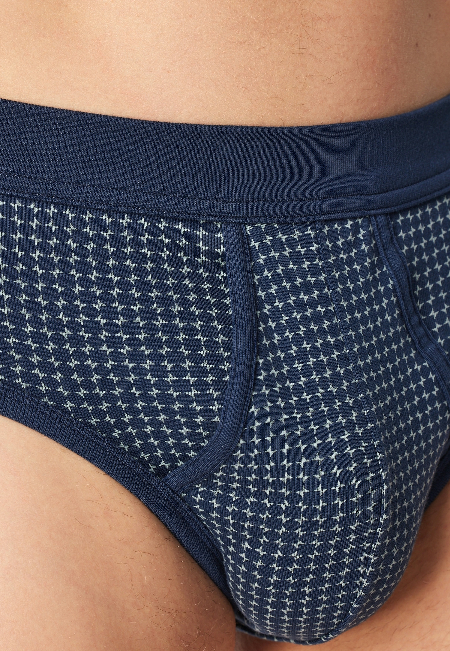 Schiesser Slip »Original Classics« 2er-Pack,  mit kontrastfarbenem Karomuster