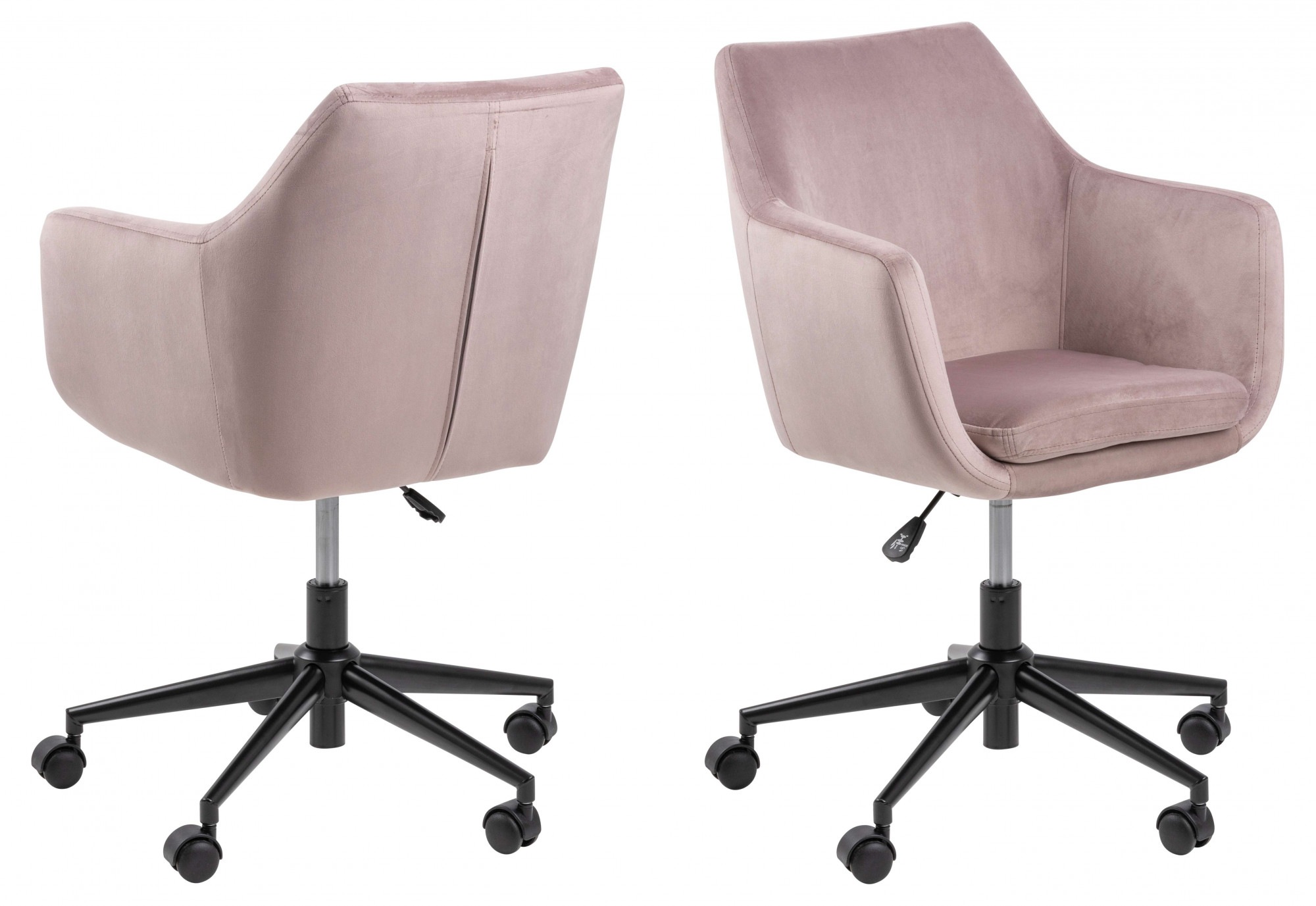 ACTONA GROUP Esszimmerstuhl "Drehstuhl" () Schreibtischstuhl mit Samtbezug, günstig online kaufen