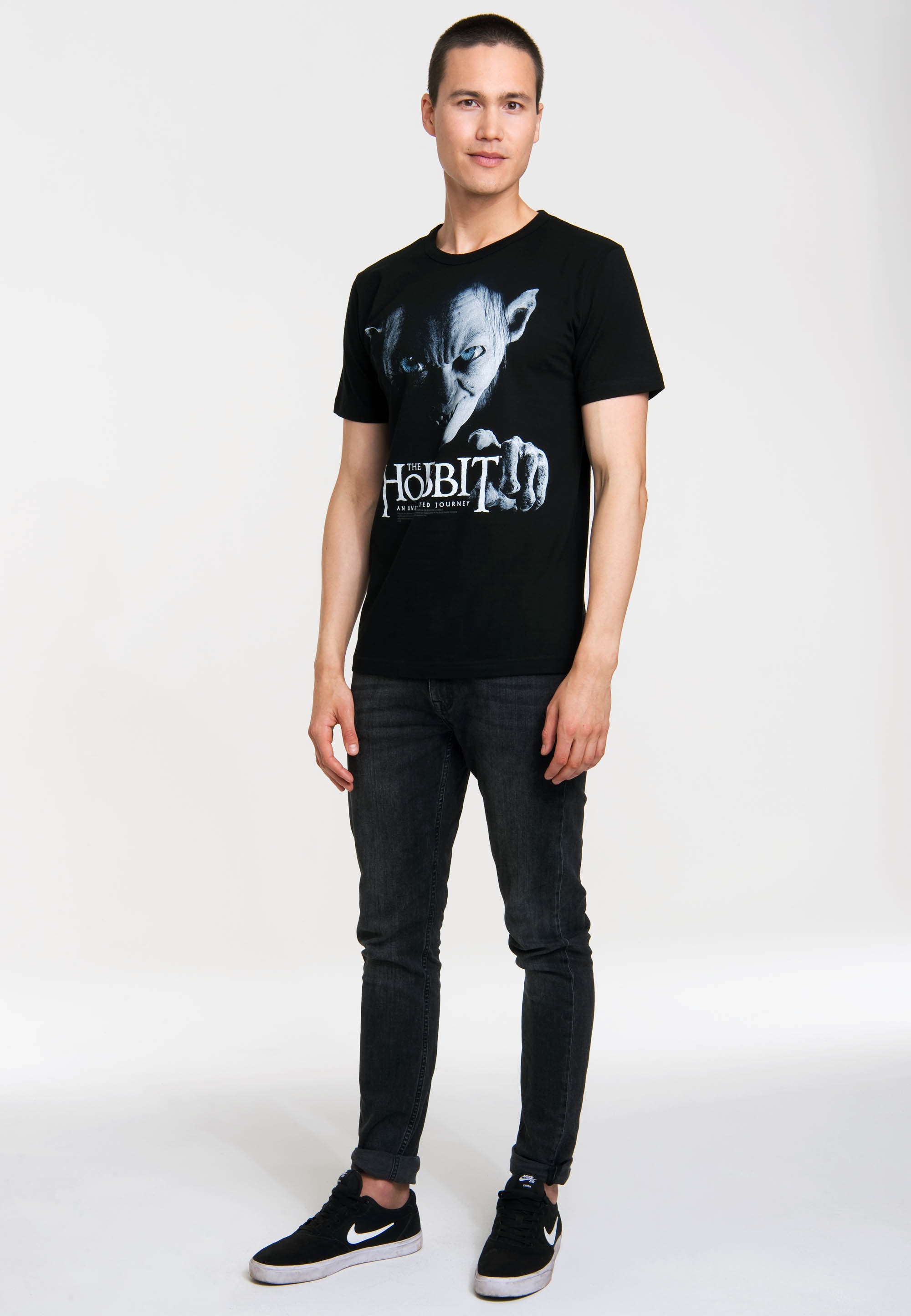 LOGOSHIRT T-Shirt »The Hobbit - Gollum«, mit coolem Print