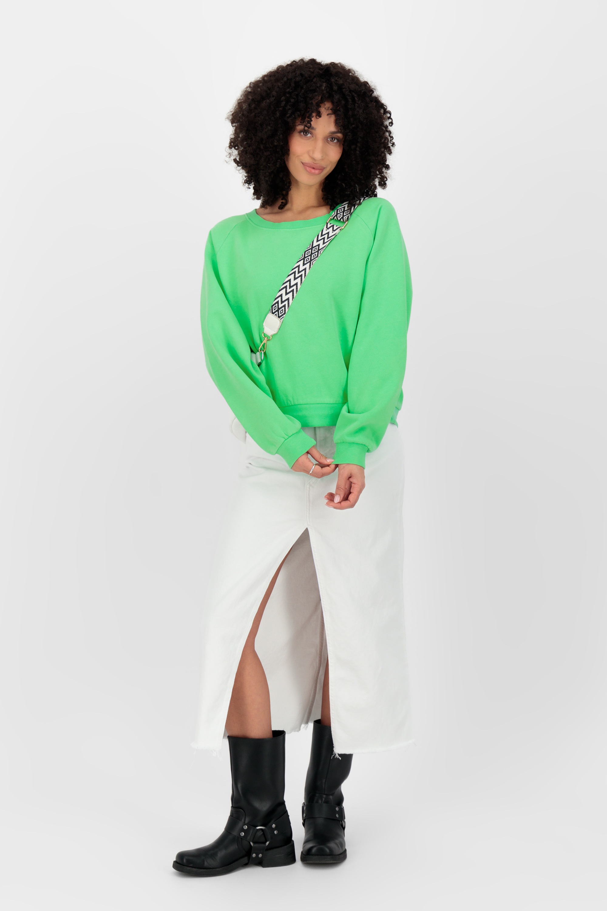 Alife & Kickin Sweatshirt »Damen TeonaAK A«, Basic Pullover mit Rundhalsausschnitt