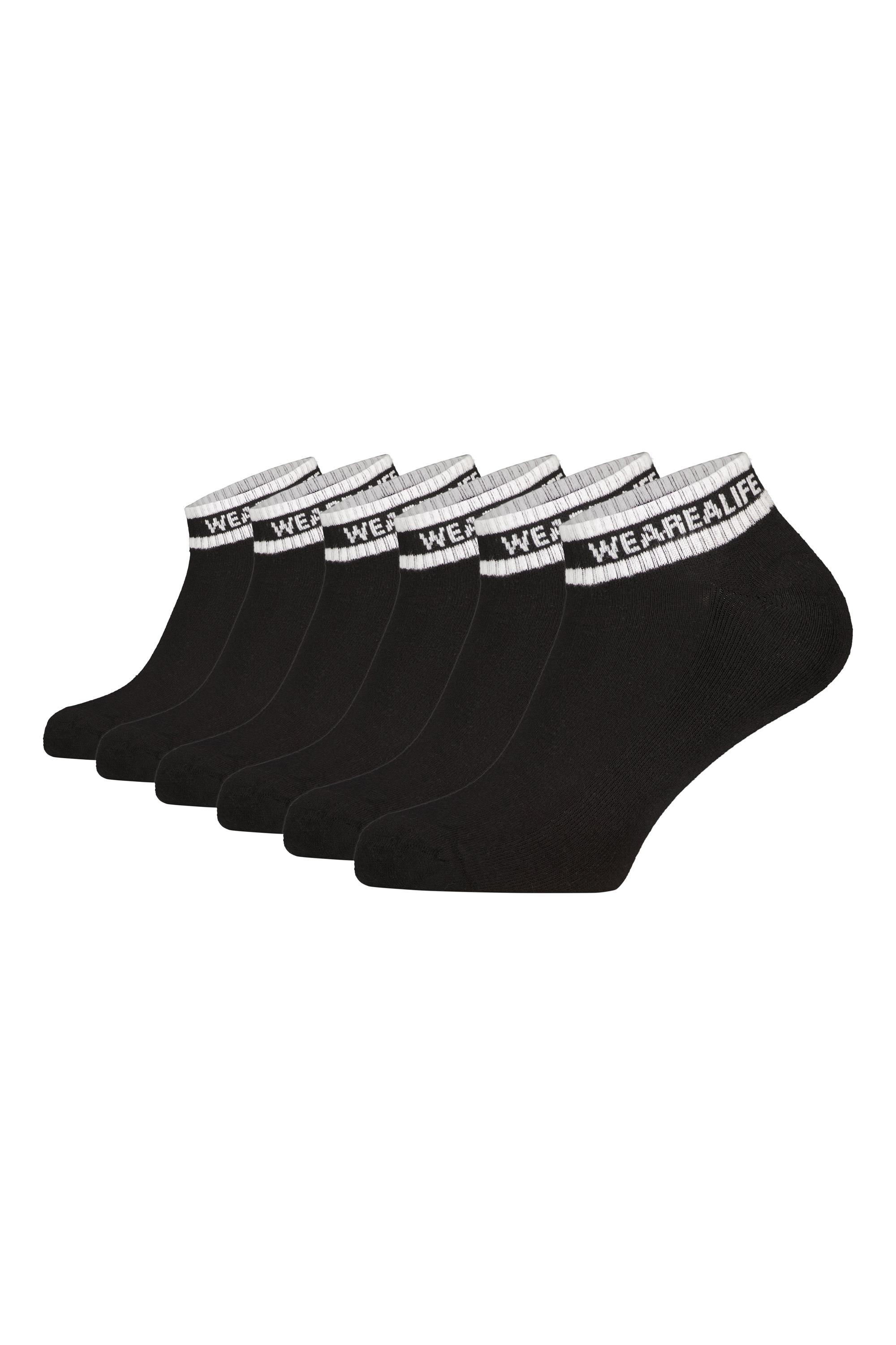 Alife & Kickin Socken kurze sportliche Socken mit Steifen, aus Baumwolle mit weichem Bund
