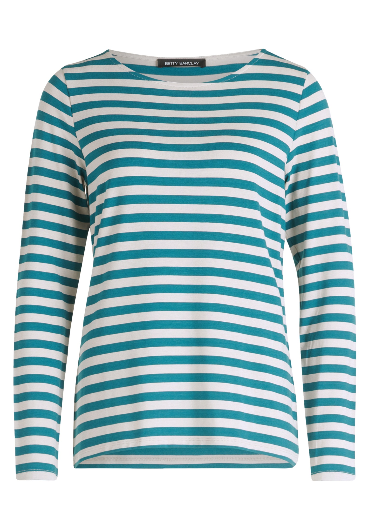 Betty Barclay Kurzarmshirt "Betty Barclay Ringelshirt mit U-Boot-Ausschnitt günstig online kaufen