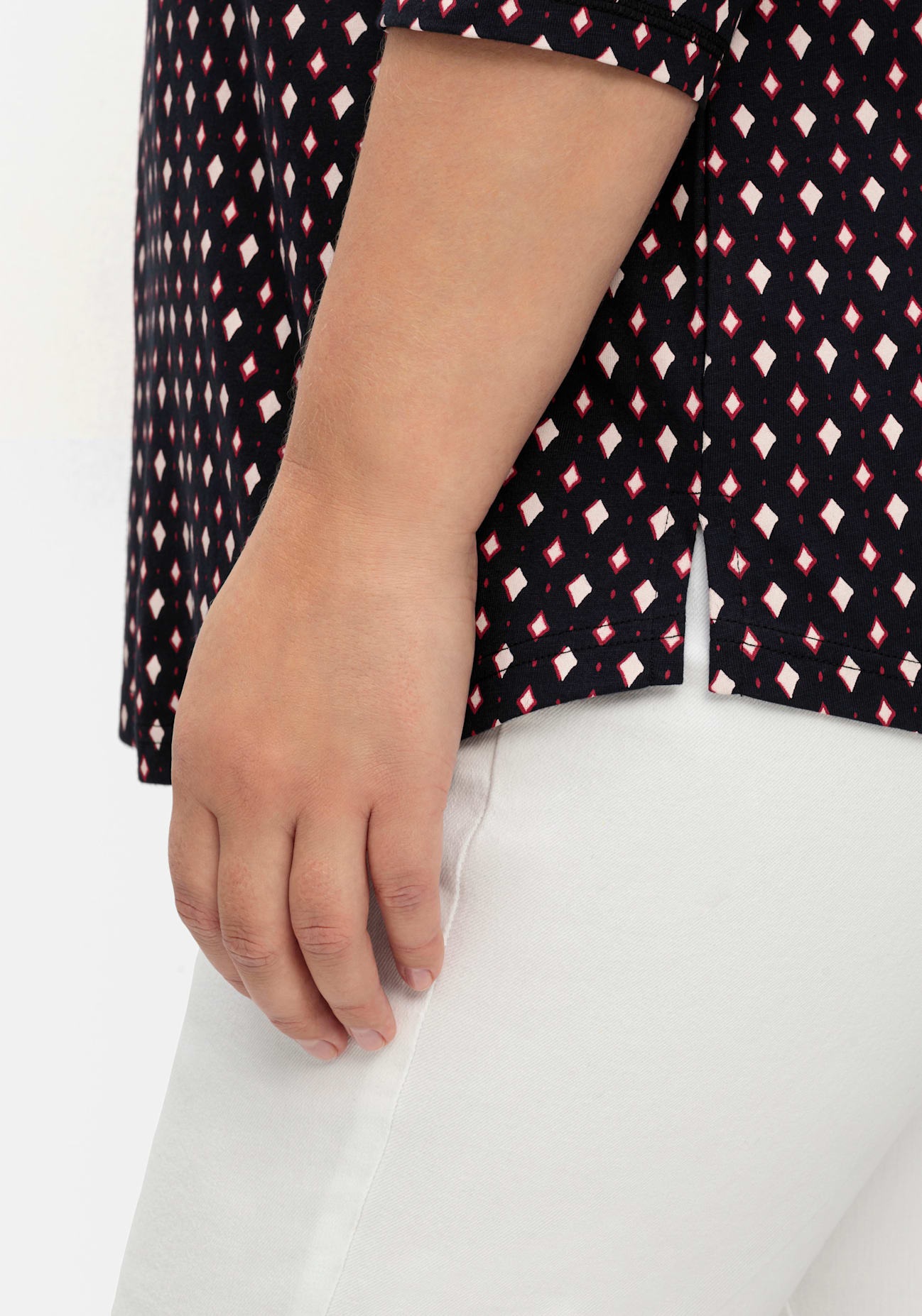 Sheego 3/4-Arm-Shirt »3/4-Arm-Shirt«, (1 tlg.)