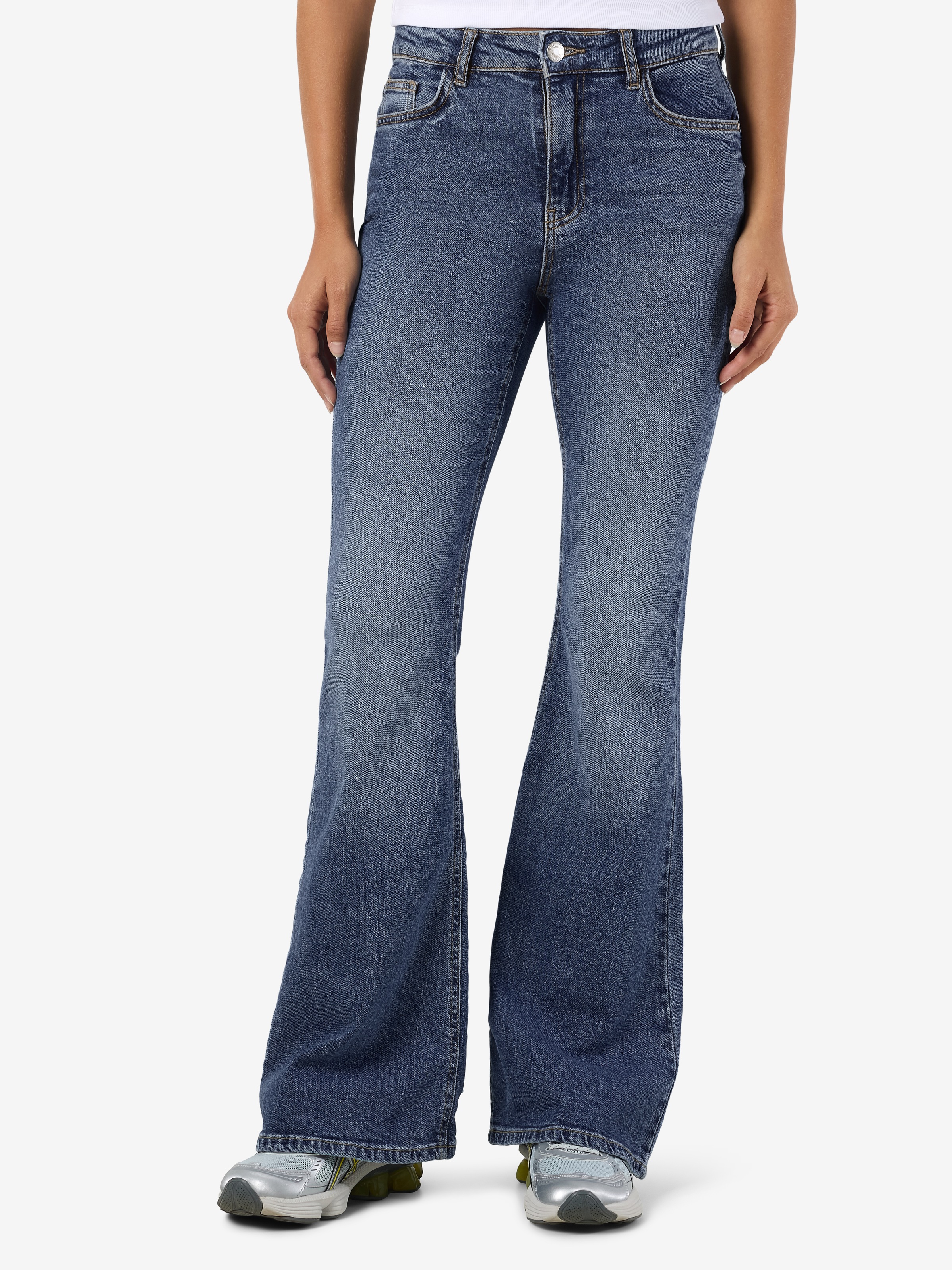 Noisy may Bootcut-Jeans "NMKAREEN HW FLARE LEG JEANS AZ436MB NOOS" günstig online kaufen