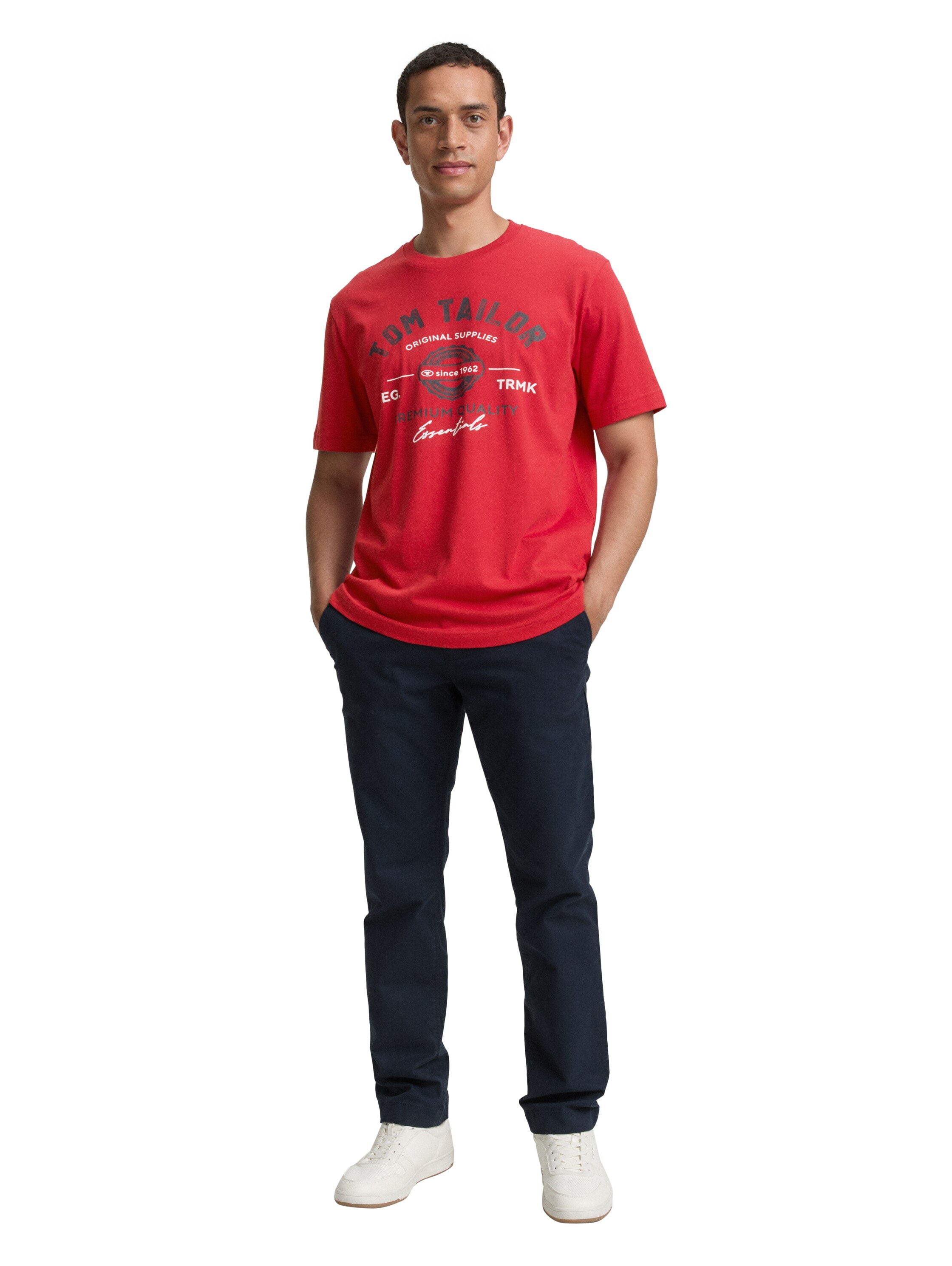 TOM TAILOR T-Shirt, mit großem Logofrontprint