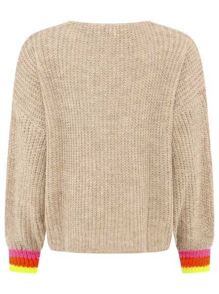 Zwillingsherz Strickpullover »"Smile"«, mit fröhlichem Aufdruck, One Size