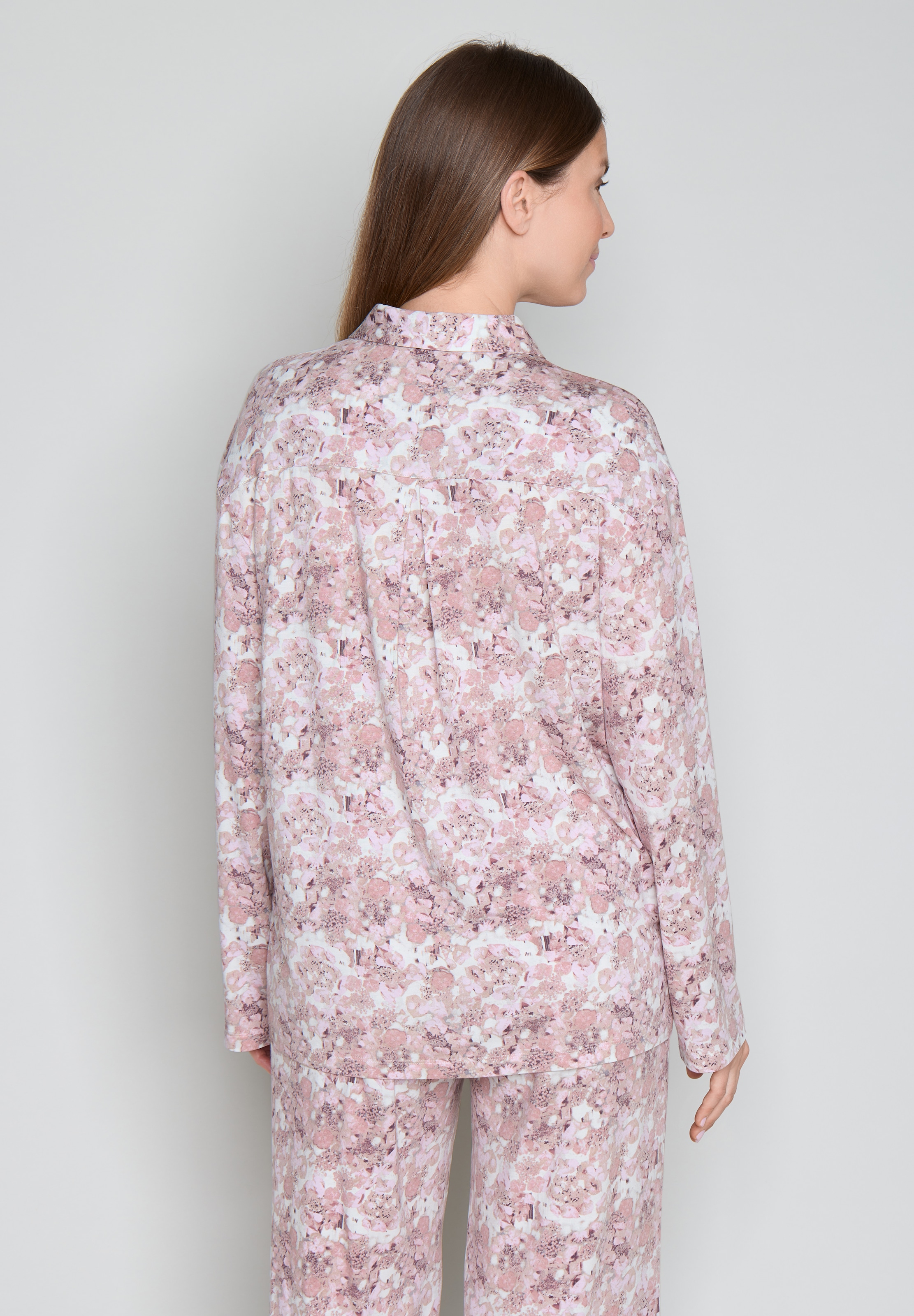 JOOP! Pyjamaoberteil bequeme Passform, mit Langarm, für Homewear und Sleepwear