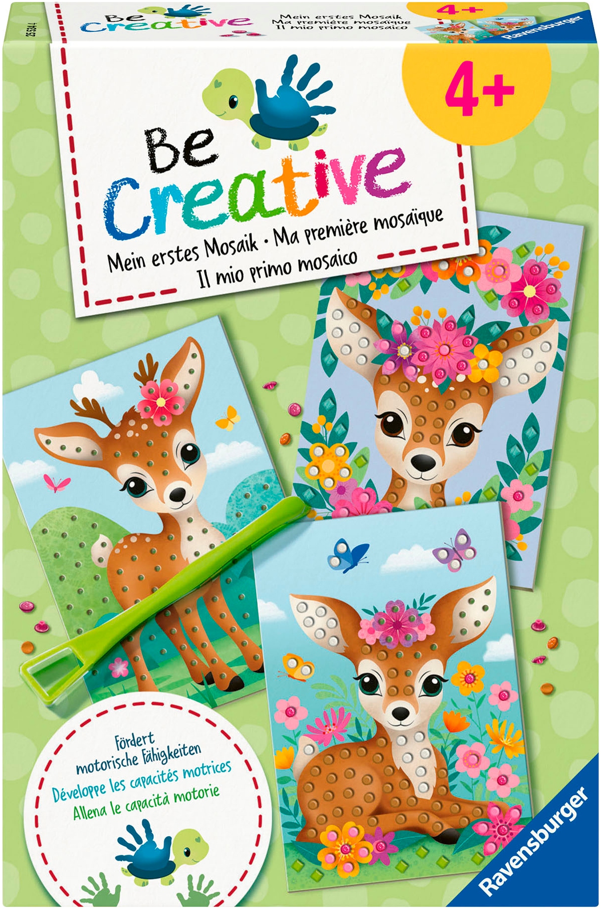 Ravensburger Kreativset »BeCreative Midi, Bastelset DIY Mosaik Mein Bambi«, Made in Europe