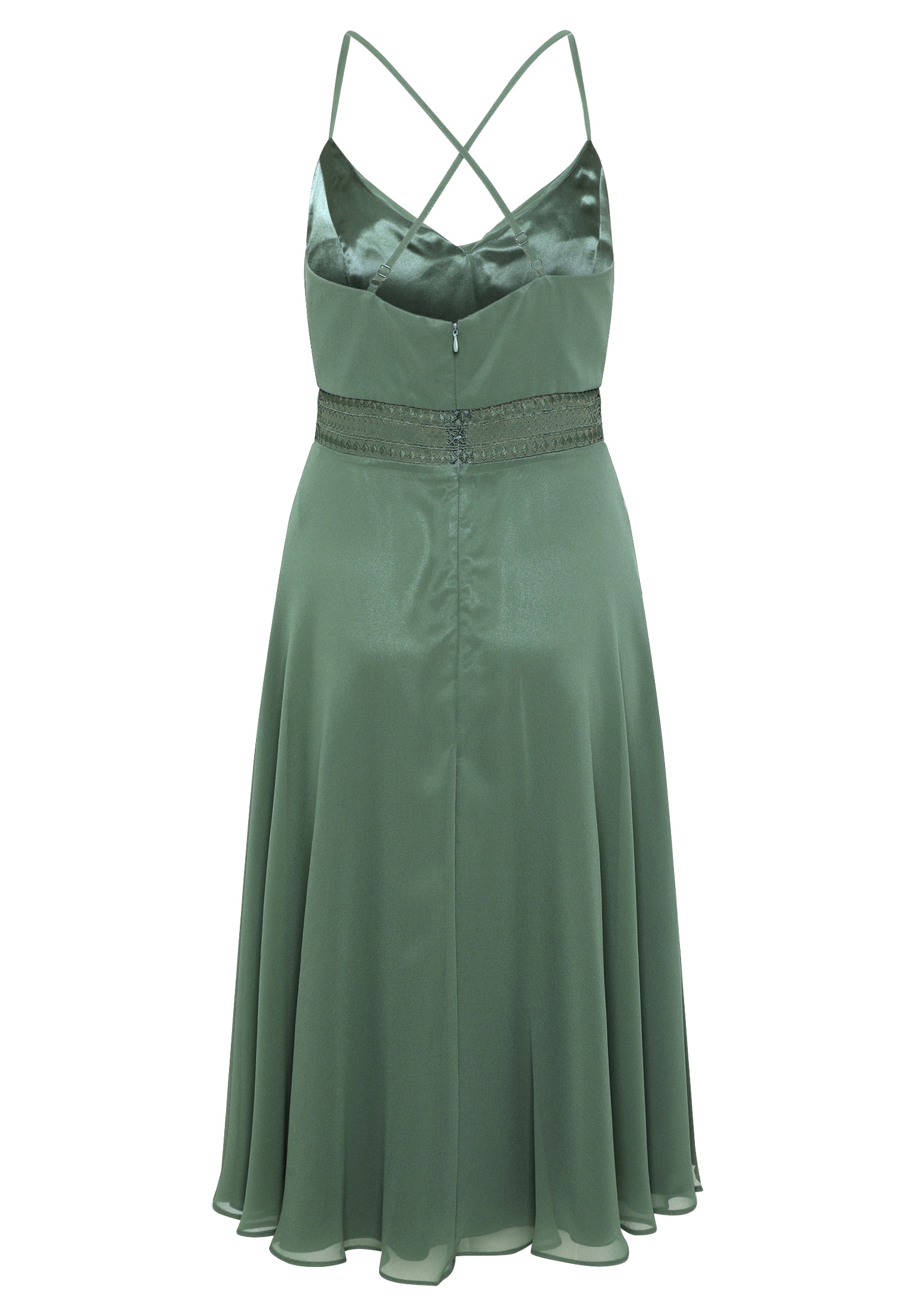 Vera Mont Cocktailkleid »Vera Mont Cocktailkleid mit Wasserfallausschnitt«, Stickerei