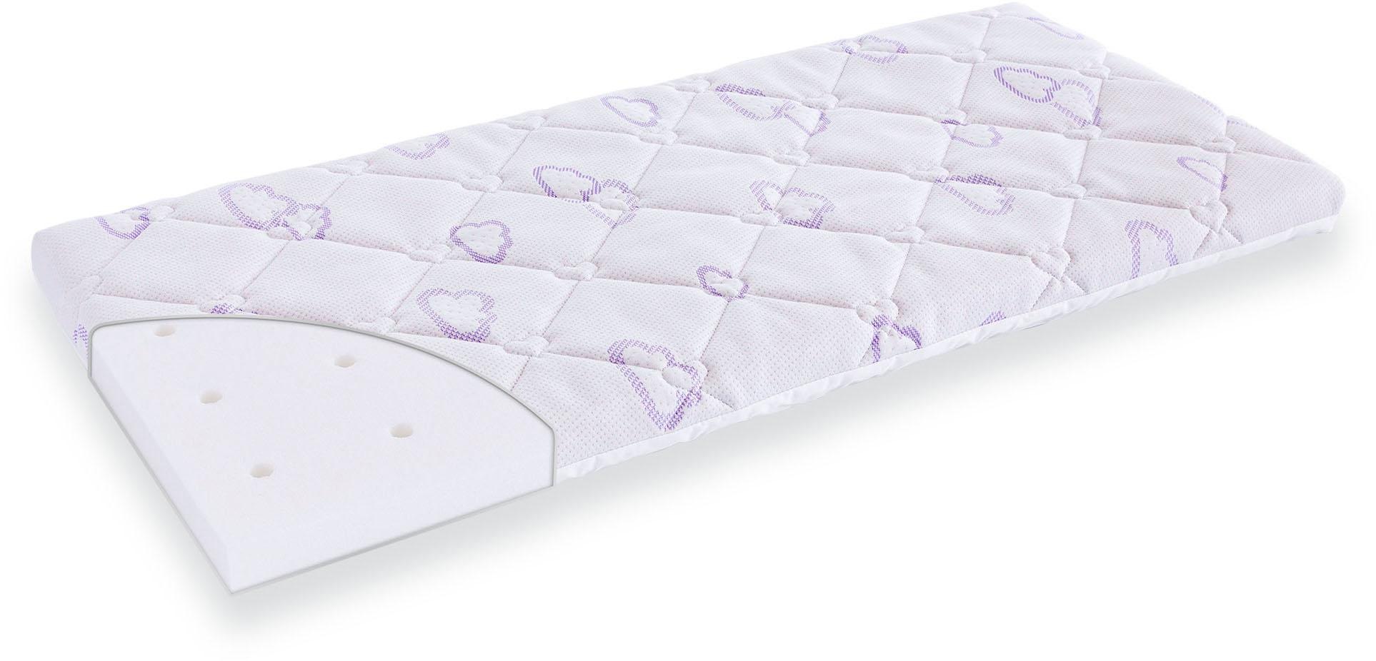TRÄUMELAND Kinder Babymatratze "Kleine Matratze Sleepy", weiß, Gr. 1, Bezug: 54% Polyester, 46% Baumwolle, Matratzen, eckig