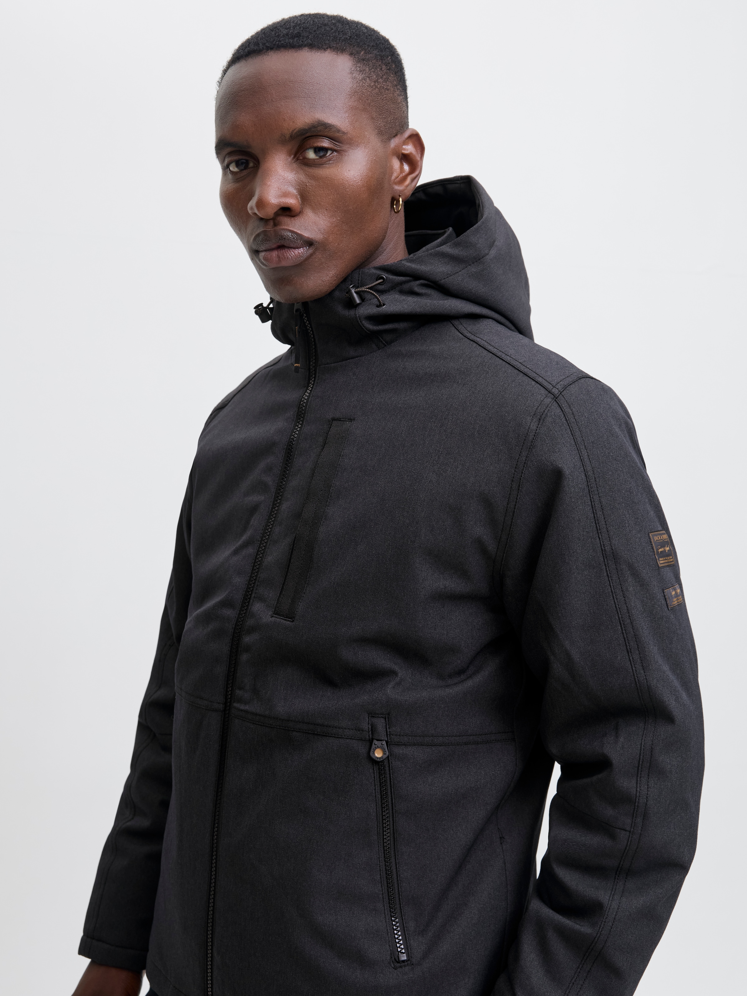 Jack & Jones Outdoorjacke »JJEPARKER DOVER JACKET SN«, mit Kapuze