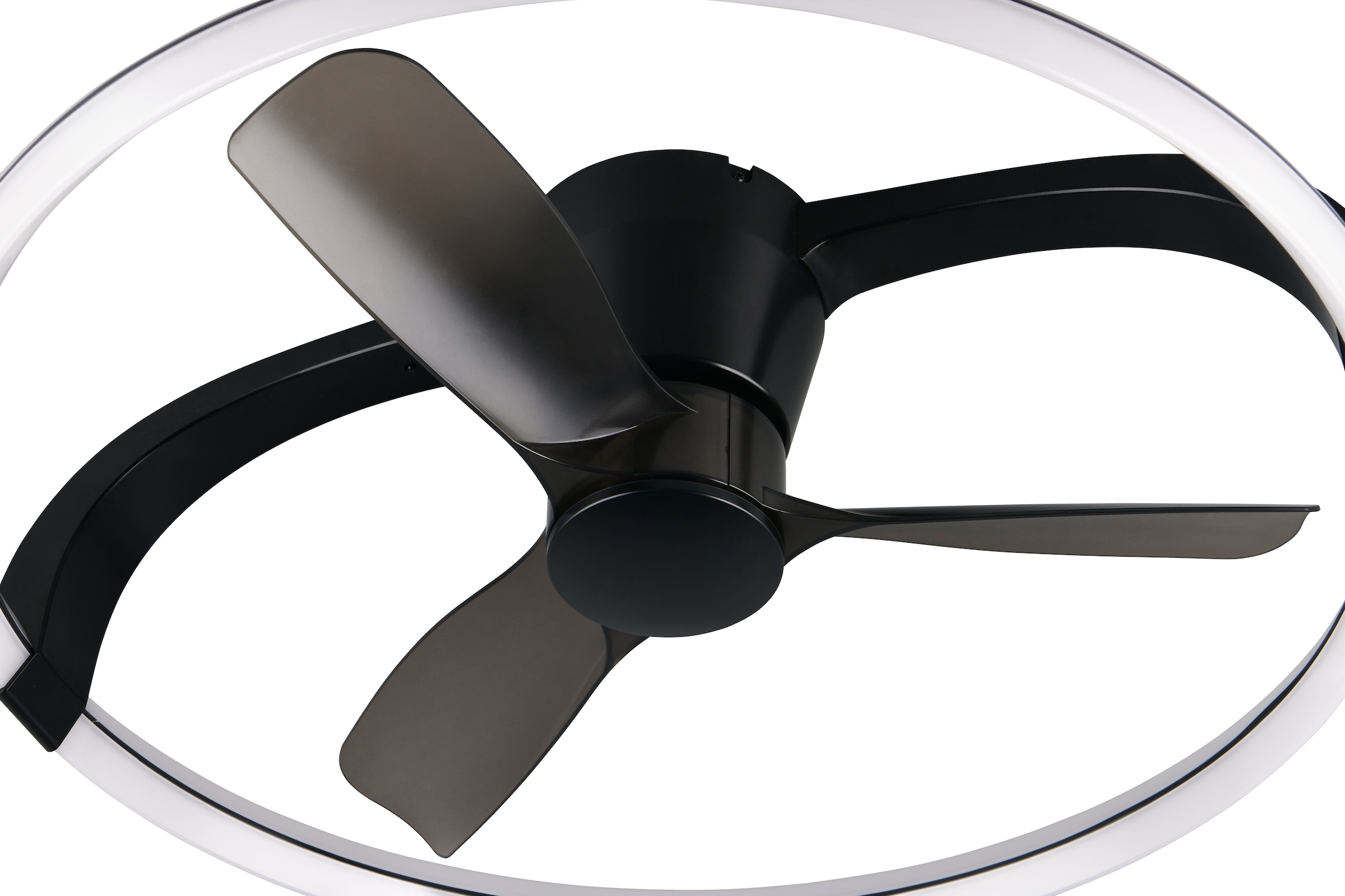 REALITY Leuchten LED Deckenleuchte »STOCKHOLM mit Ventilator, Smart Home tuya Deckenventilator mit Licht« LED-Board 1 Stk. RGB | warmweiß - kaltweiß Steuerung per tuya App oder Fernbedienung, Dynamic Light RGB Licht
