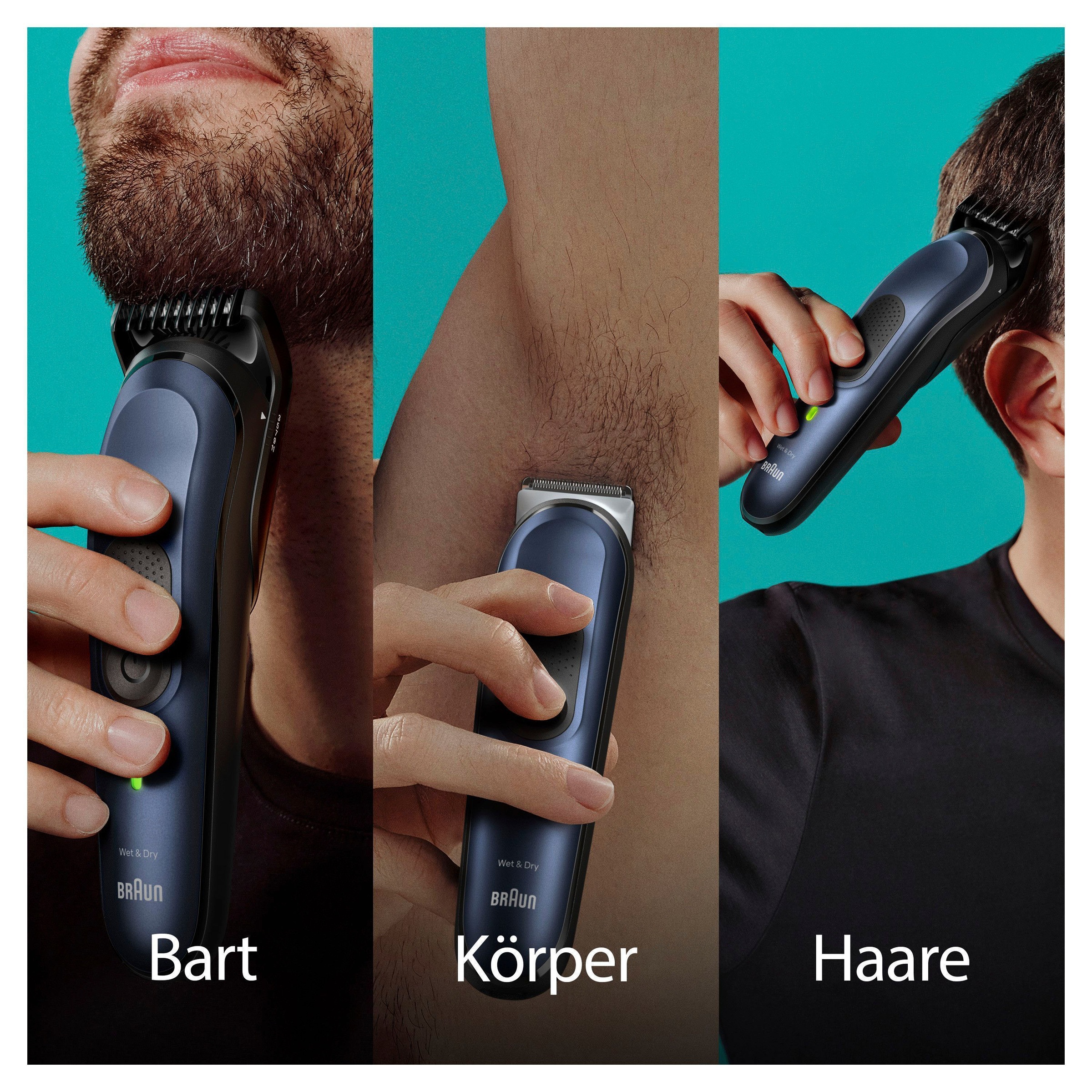 Series BAUR kaufen Barttrimmer Braun Haarschneider | MGK7410«, »All-In-One 10-in-1 7 wasserdicht,