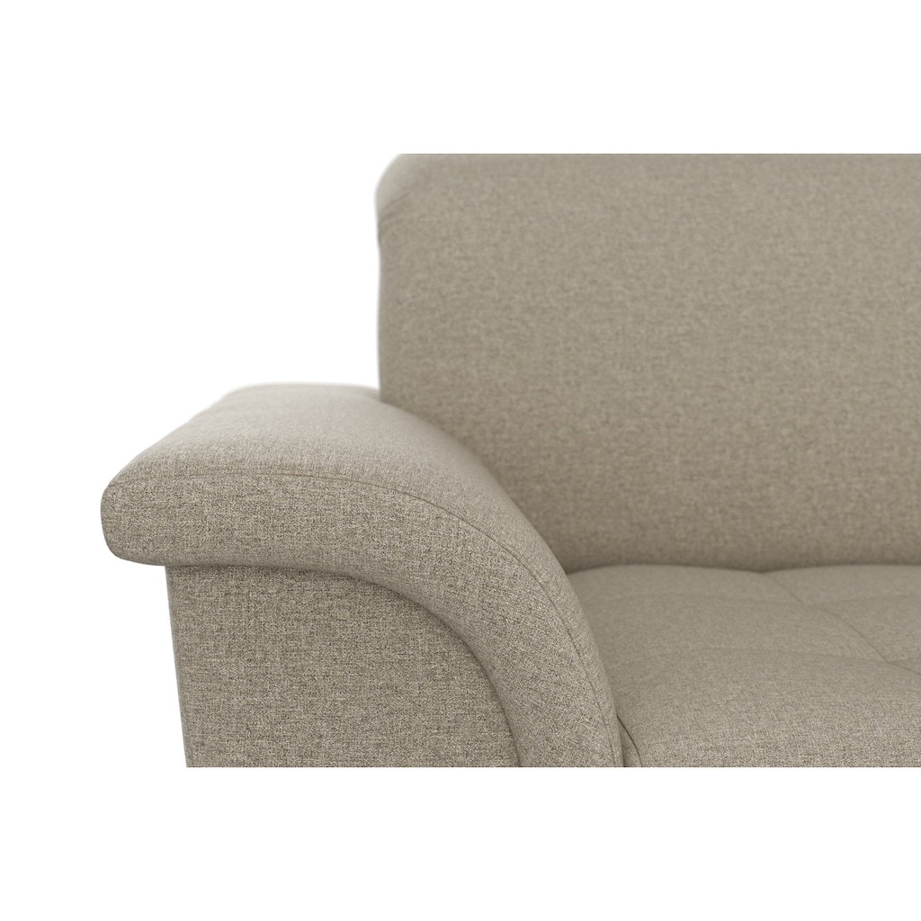 DOMO collection Ecksofa »Franzi Steppung im Sitzbereich B7T/H: 278/162/80 cm, Schlafsofa«