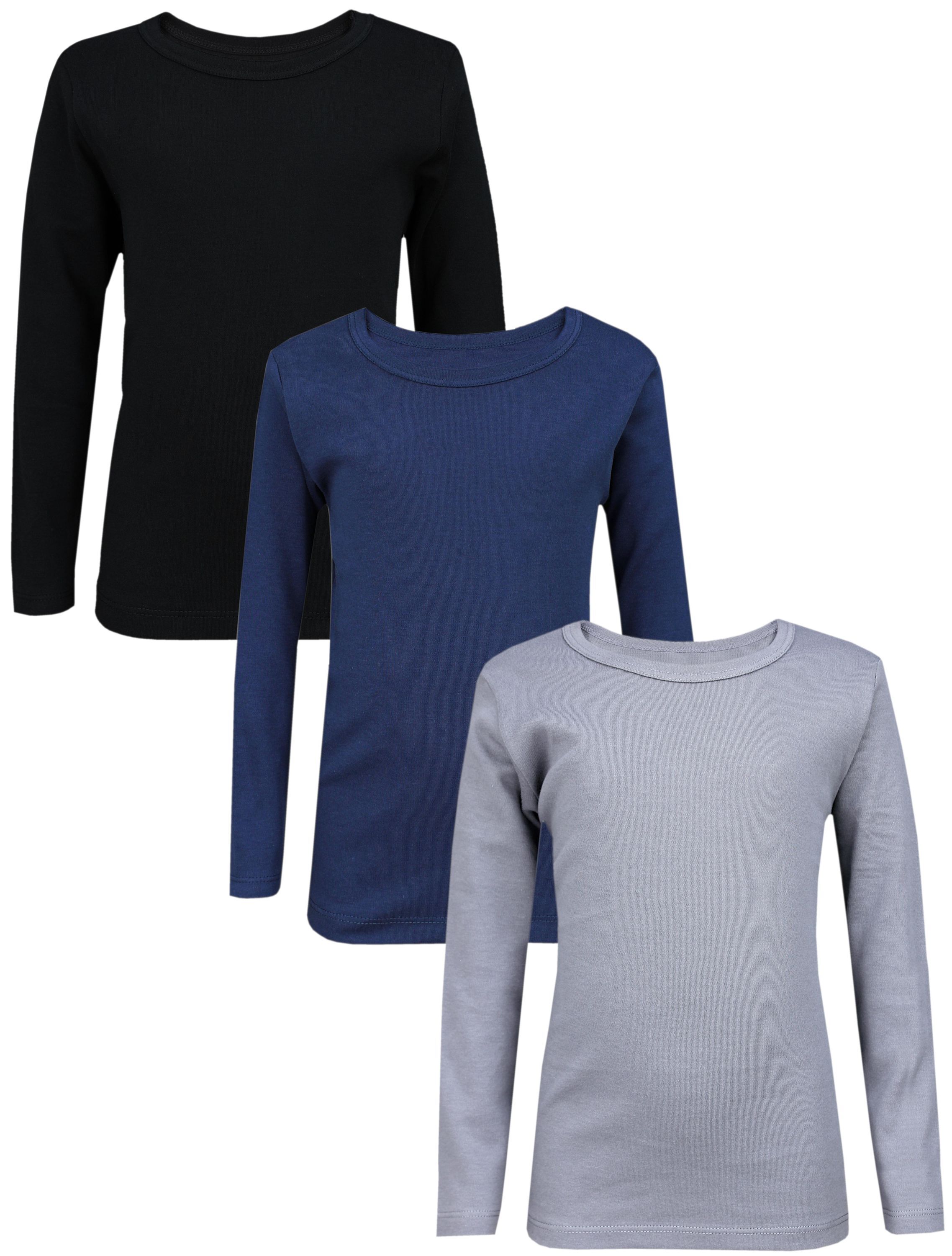 TupTam Unterhemd "Unterhemd Kinder Unisex Unterhemd Langarm 3er Pack"