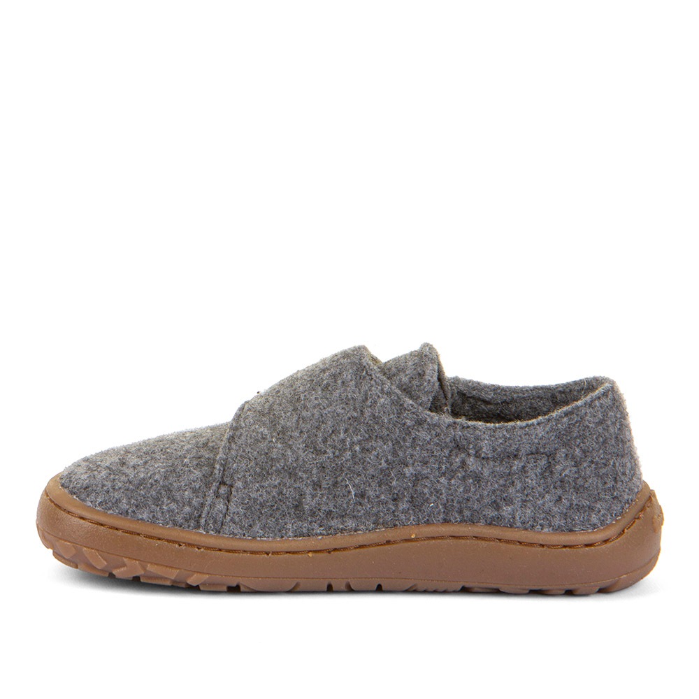 froddo® Hausschuh »BAREFOOT WOOLY«, Klettschuh, Kindergartenschuh mit Wollfutter