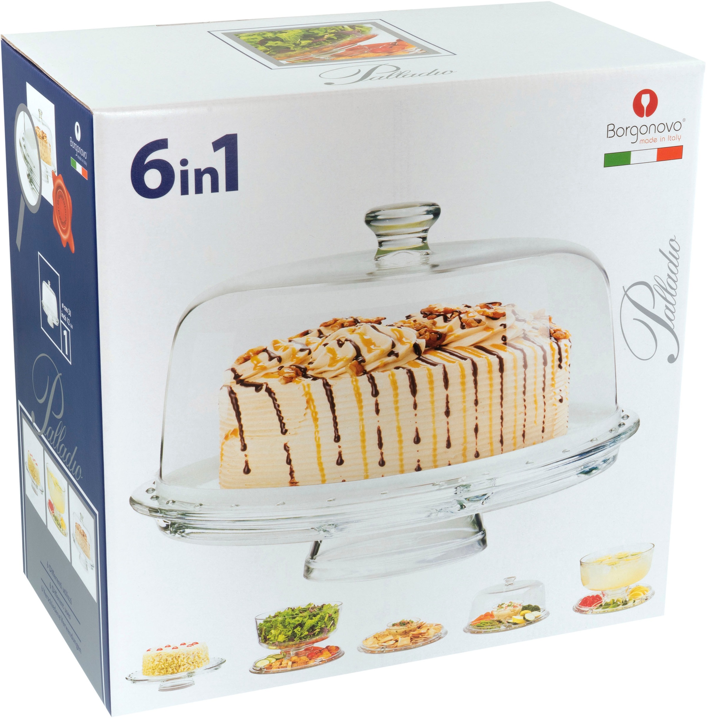 CreaTable Servier-Set »Servierbutler, 2-tlg.« Edles Servierset, Formschön elegant