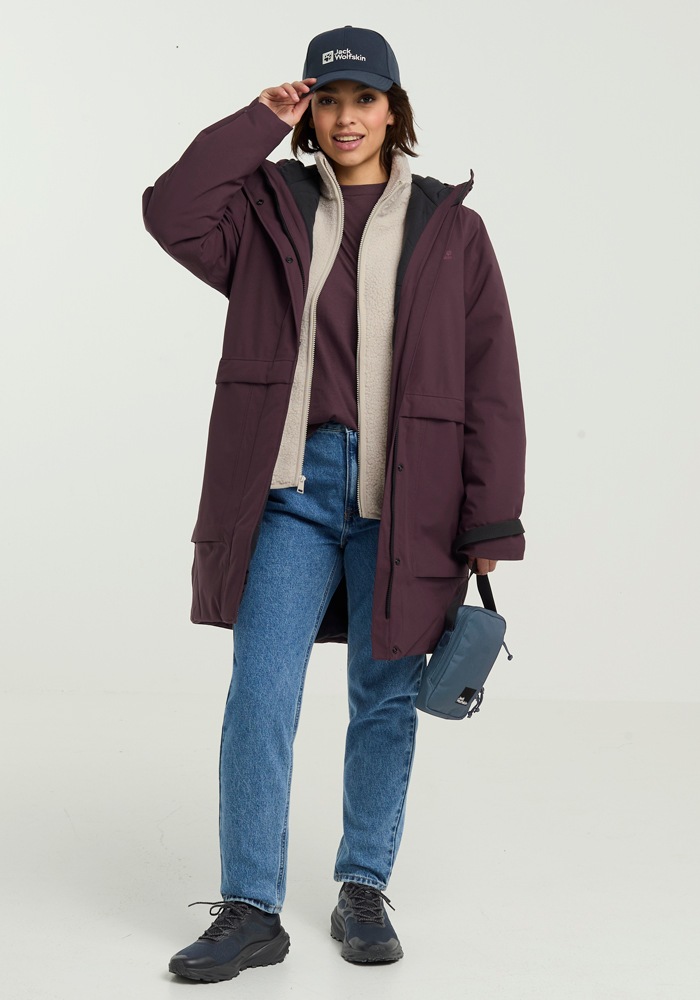 Jack Wolfskin Funktionsjacke »WINTERTIDE JKT W«, Wärmend, winddicht, Übergangsjacke