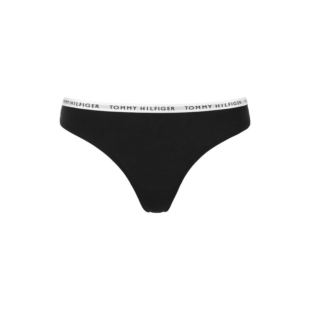 Tommy Hilfiger Underwear T-String, (3 St.), mit schmalem Logobündchen