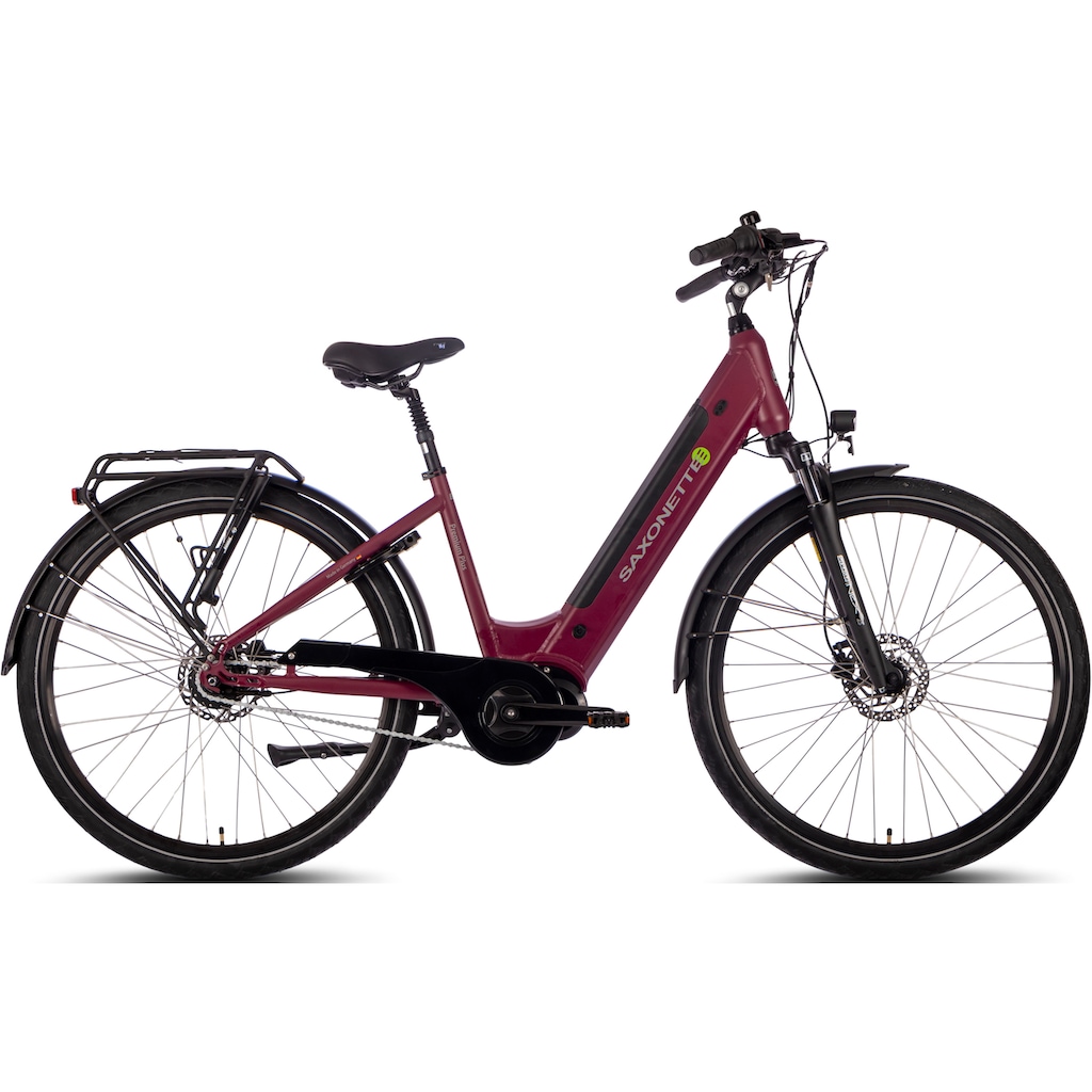 SAXONETTE E-Bike »Premium Plus 3.0«, 8 Gang, Mittelmotor 250 W