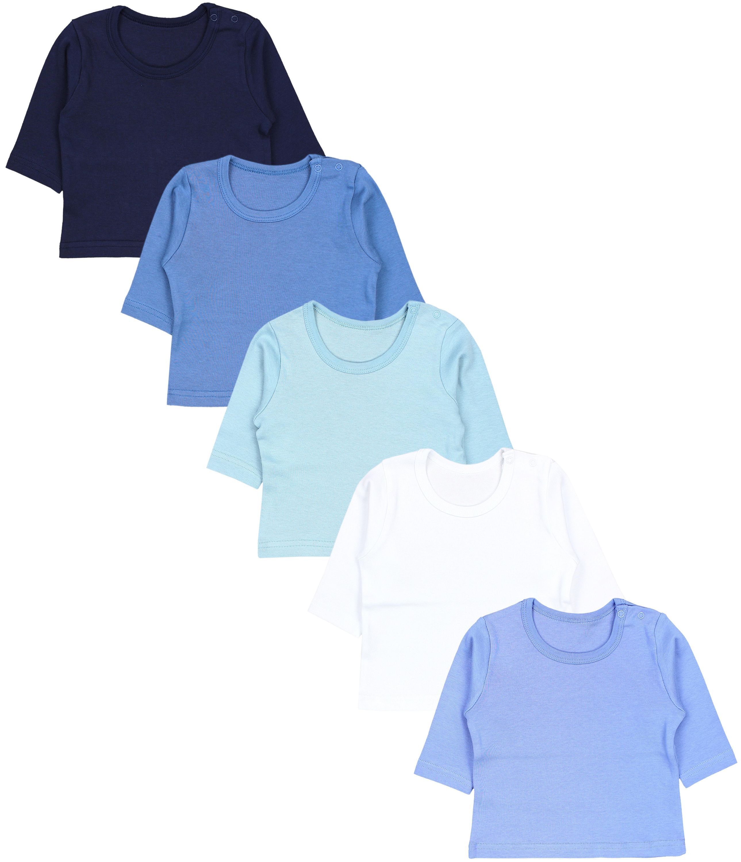 TupTam Langarmshirt "Shirt Baby Jungen Langarmshirt 5er Pack"