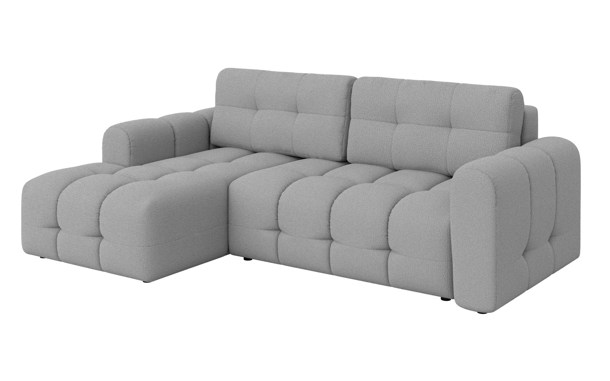 INOSIGN Ecksofa »Manilla, wahlweise mit Bettfunktion, B/T/H 265/170/91 cm«, L-Form mit Recamiere rechts/links bestellbar, Wellenunterfederung