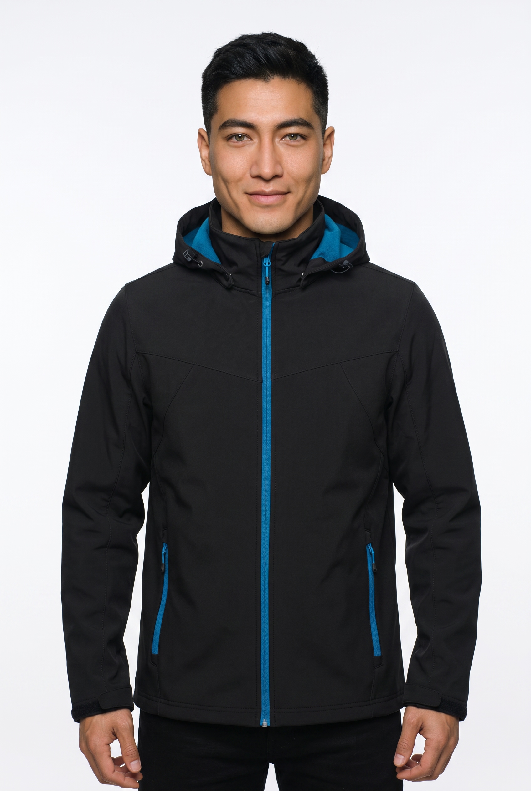 Icepeak Softshelljacke "ICEPEAK BRIMFIELD" mit Kapuze mit abnehmbarer Kapuze, winddicht, wasserabweisend, atmungsaktiv