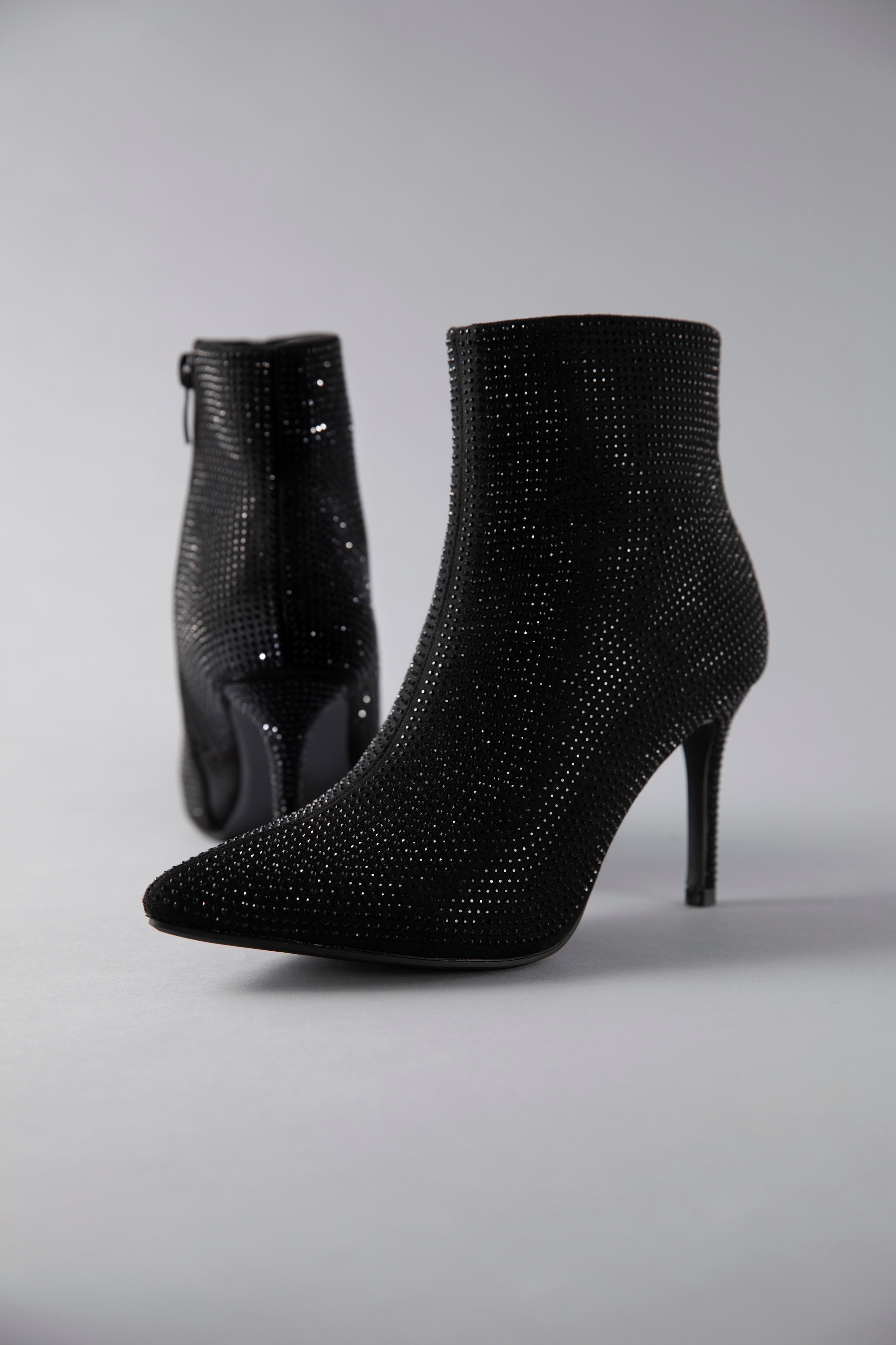 Aniston SHOES Stiefelette, Abendstiefelette mit Glitzersteinchen - NEUE KOLLEKTION